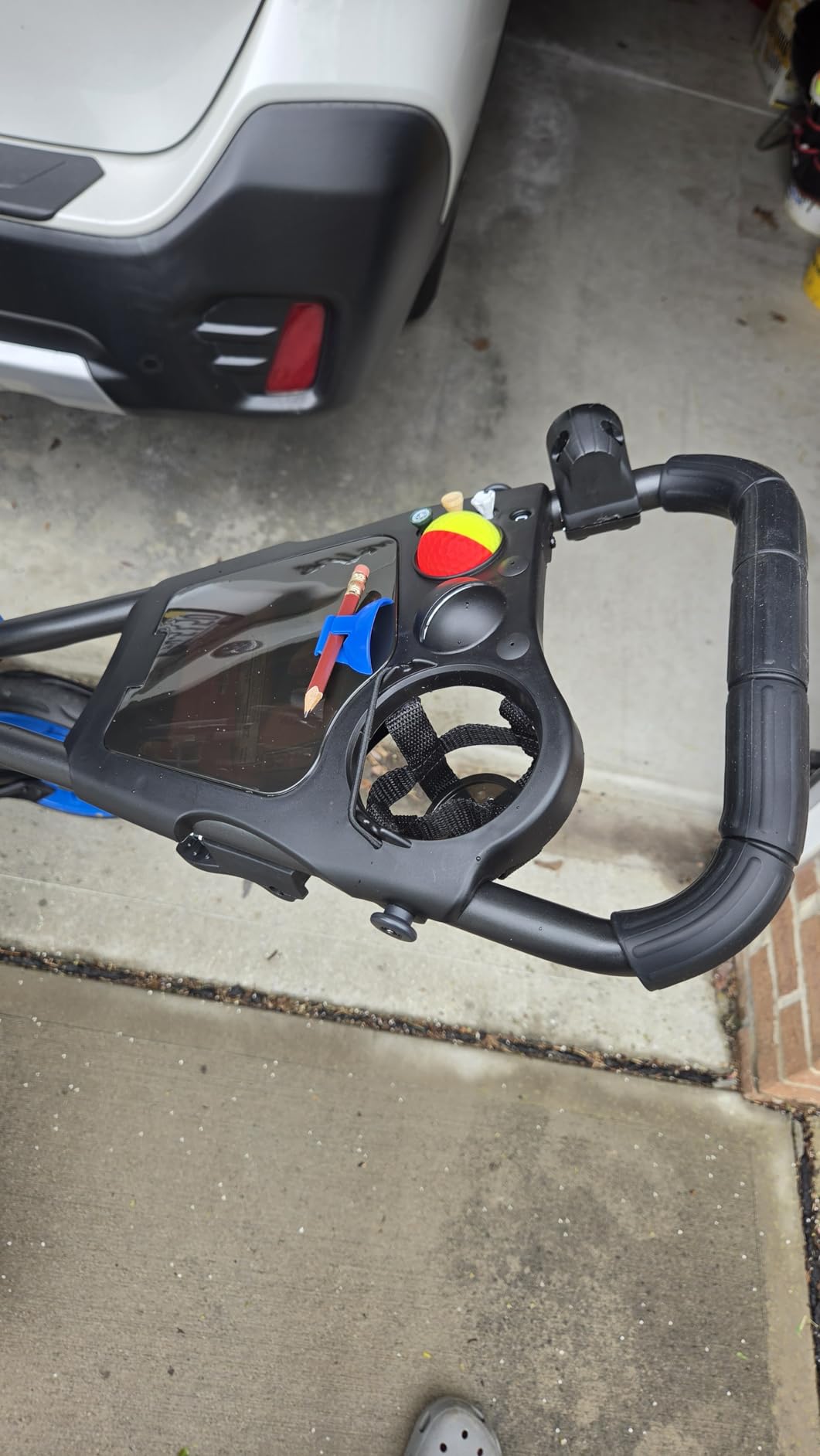 Qwik-Fold - 3-Wheel Golf Push Cart - 360° Swivel Wheel customer photo 1