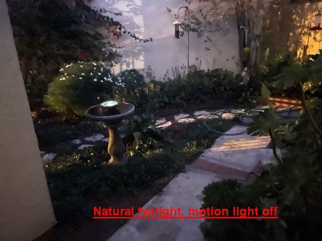 LEPOWER Solar LED Security Lights, PIR Motion Sensor Outdoor, 1600LM, Yard customer photo 1