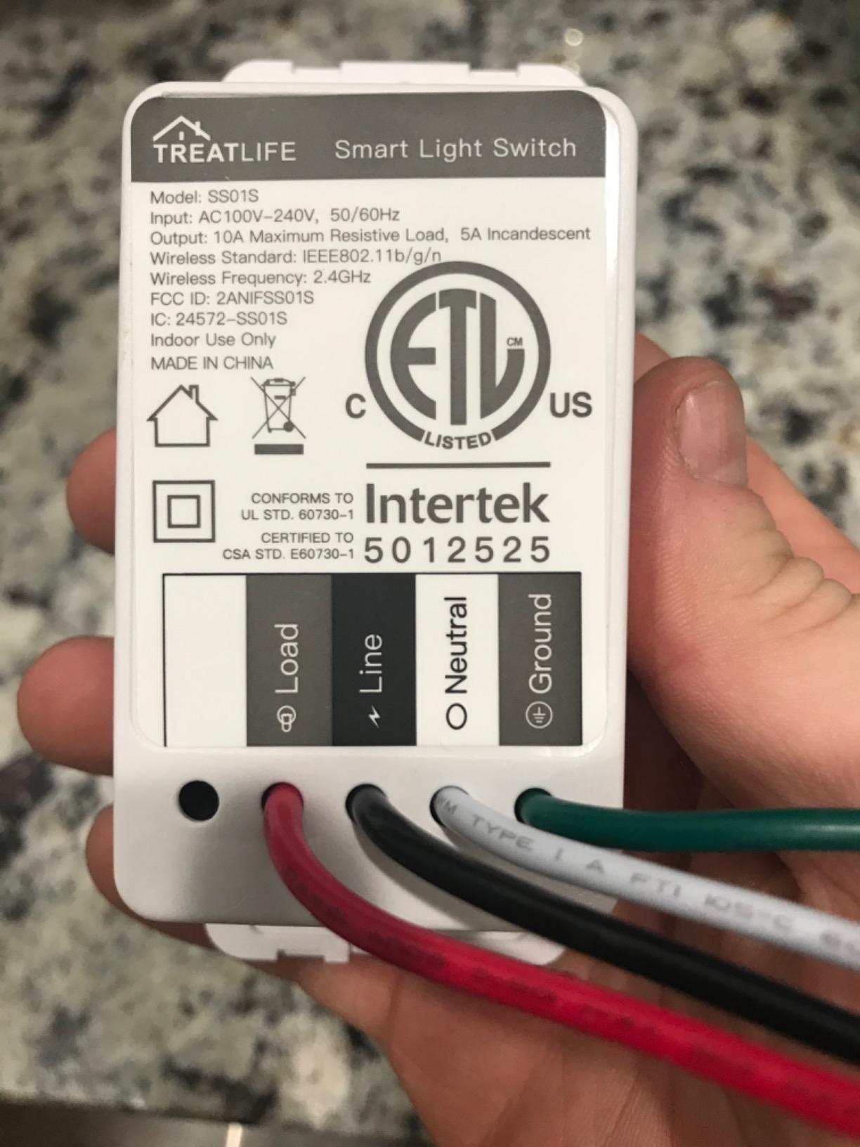 TREATLIFE Smart Dimmer Switch 4 Pack, Single Pole Smart Switch Works with Alexa and Google Home, Neutral Wire Required, 2.4GHz WiFi Dimmer Light Switch for LED, CFL, Incandescent Bulbs customer photo 1