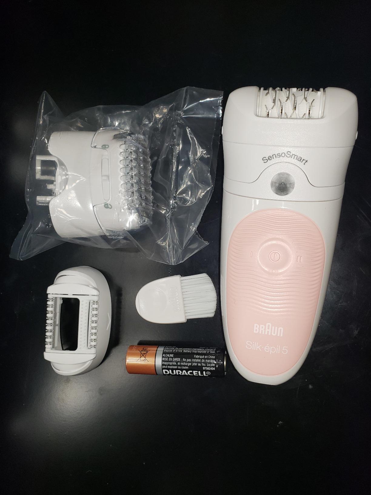 Braun SE5-895 Epilator, Hair Removal Device, Epilator for Women, Includes Shaver and Facial Cleansing Exfoliator Brush Attachments, Waterproof, Cordless and Rechargeable customer photo 2