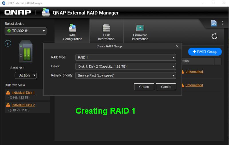 QNAP TR-002 2 Bay USB Type-C Direct Attached Storage (DAS) customer photo 2