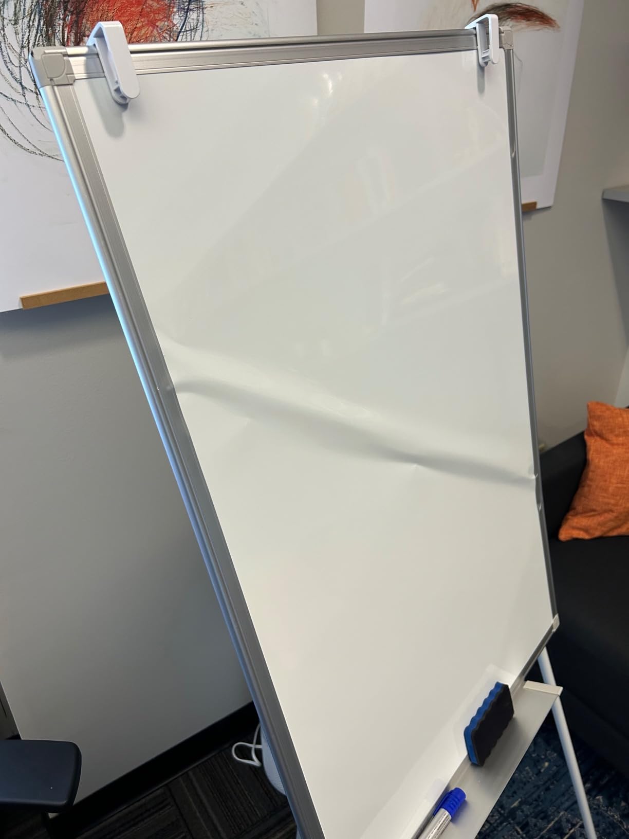 Maxtek Easel Whiteboard 36 x 24 in, Stand Tripod with Height Adjustable customer photo 1