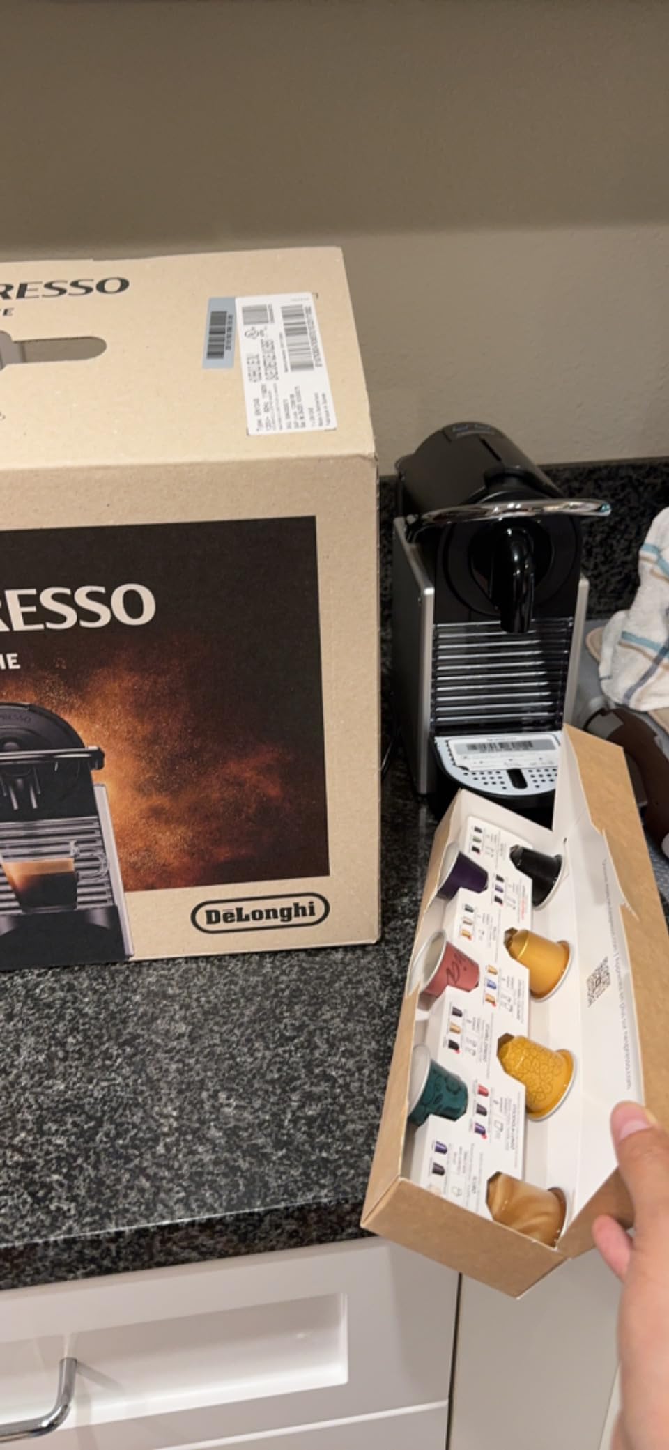 Nespresso Pixie Espresso Machine by De'Longhi, 1100ml, Aluminum,Silver customer photo 2