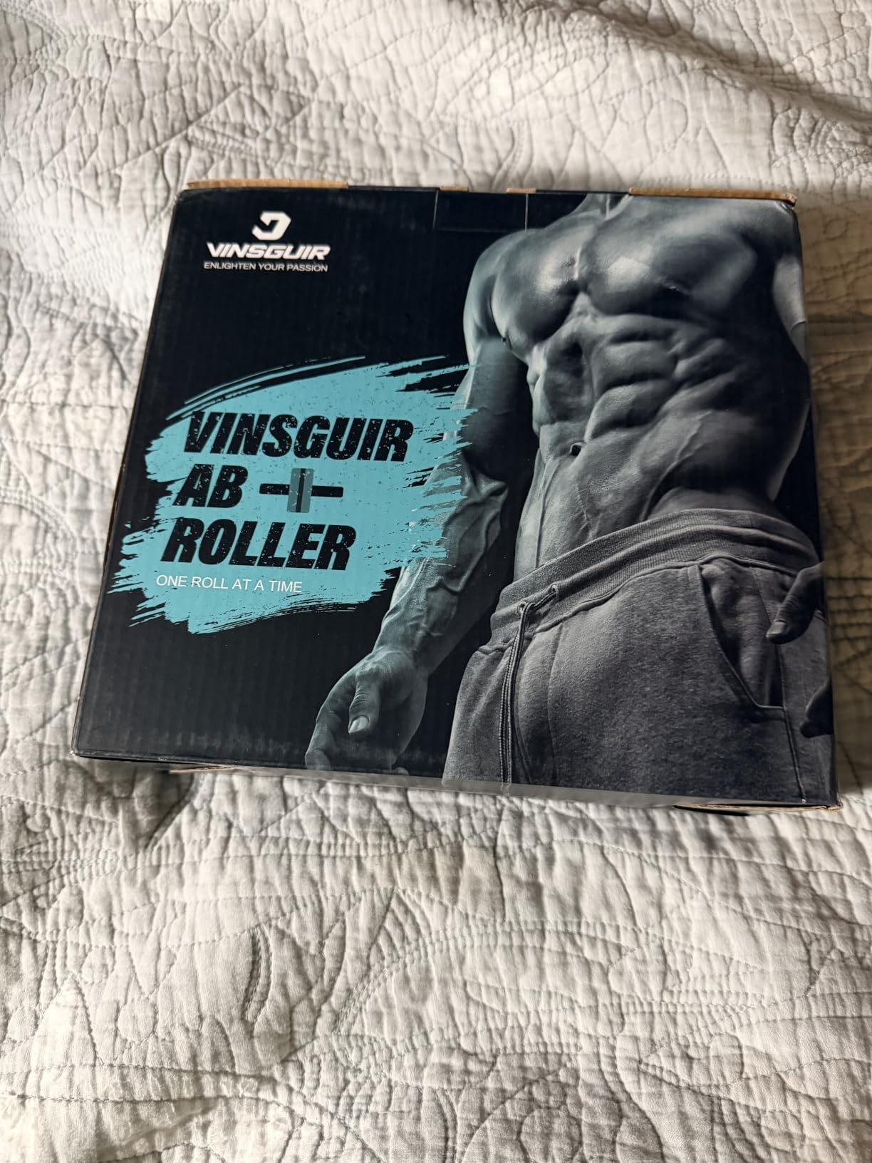 VINSGUIR Ab Roller Wheel, Abs & Core Workout Equipment for Home Gym with Knee Pad Accessories, Abdominal Wheel for Full-body Strength Training customer photo 2
