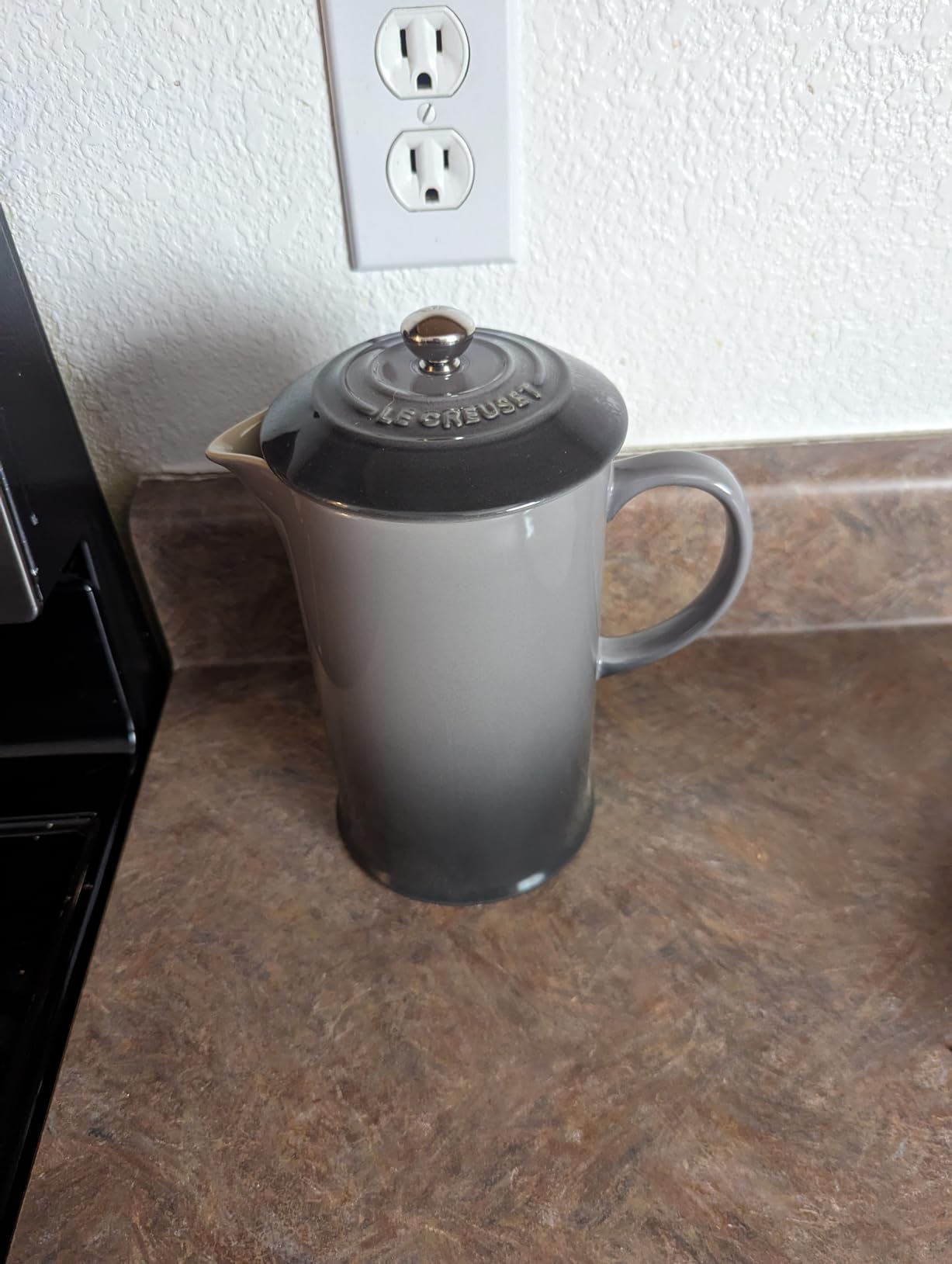 Le Creuset Stoneware French Press, 34 oz., Meringue customer photo 2