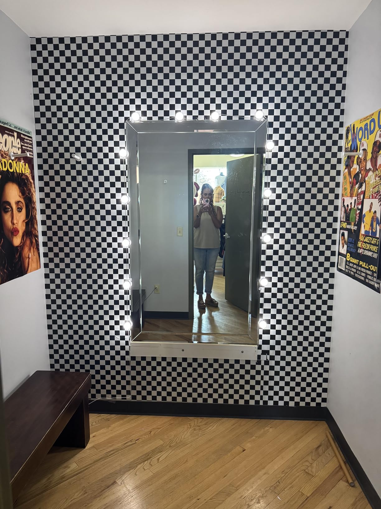 Pretmess LED Vanity Lights for Mirror, Hollywood Style, 14 Dimmable Bulbs customer photo 2