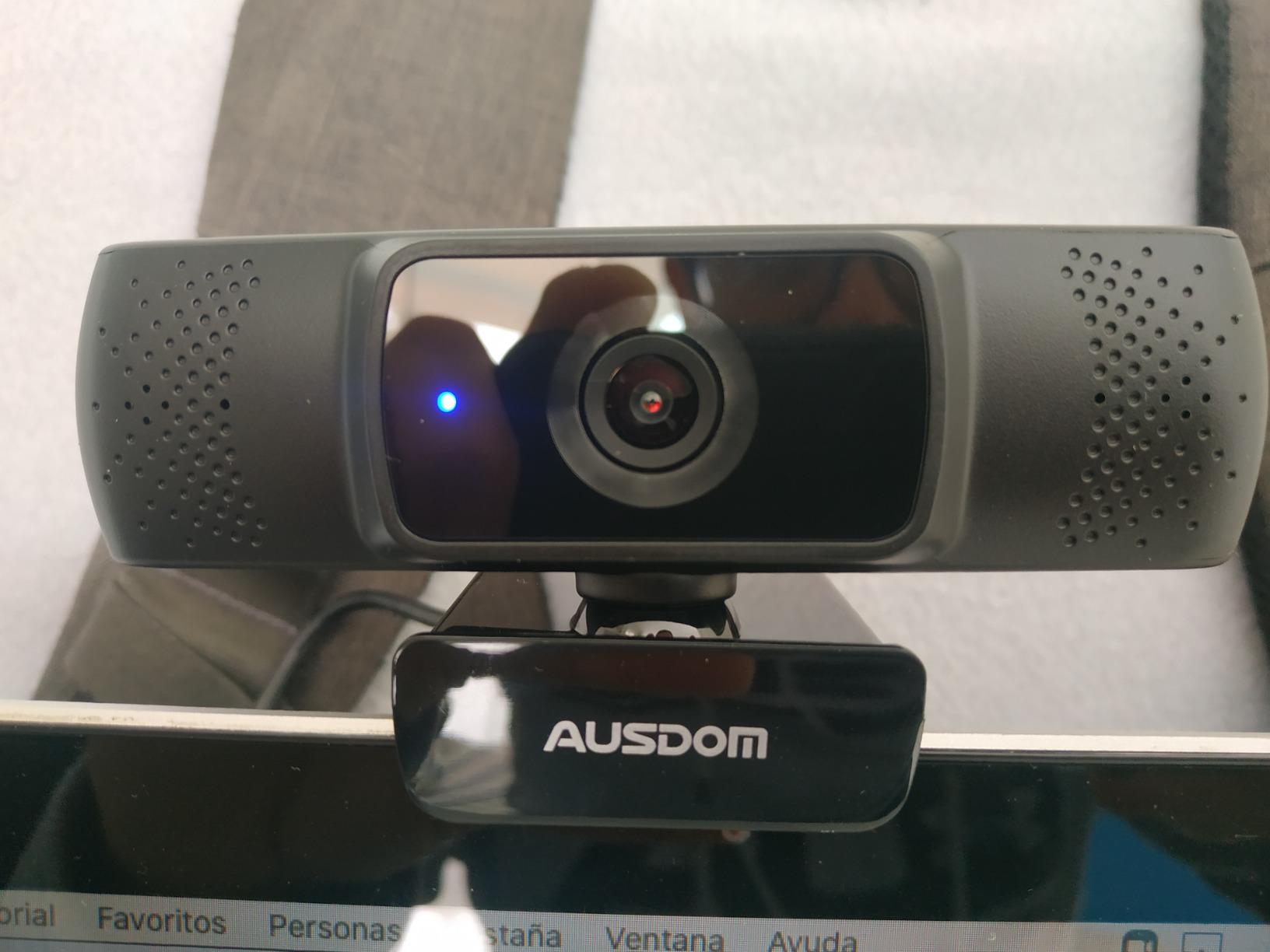 AUSDOM AF640 1080P Webcam with Microphone, 90°FOV USB PC Camera Webcam with Privacy Cover, Plug and Play Computer Camera for Online Calling/Conferencing, Zoom/Skype/YouTube, Laptop/PC customer photo 2