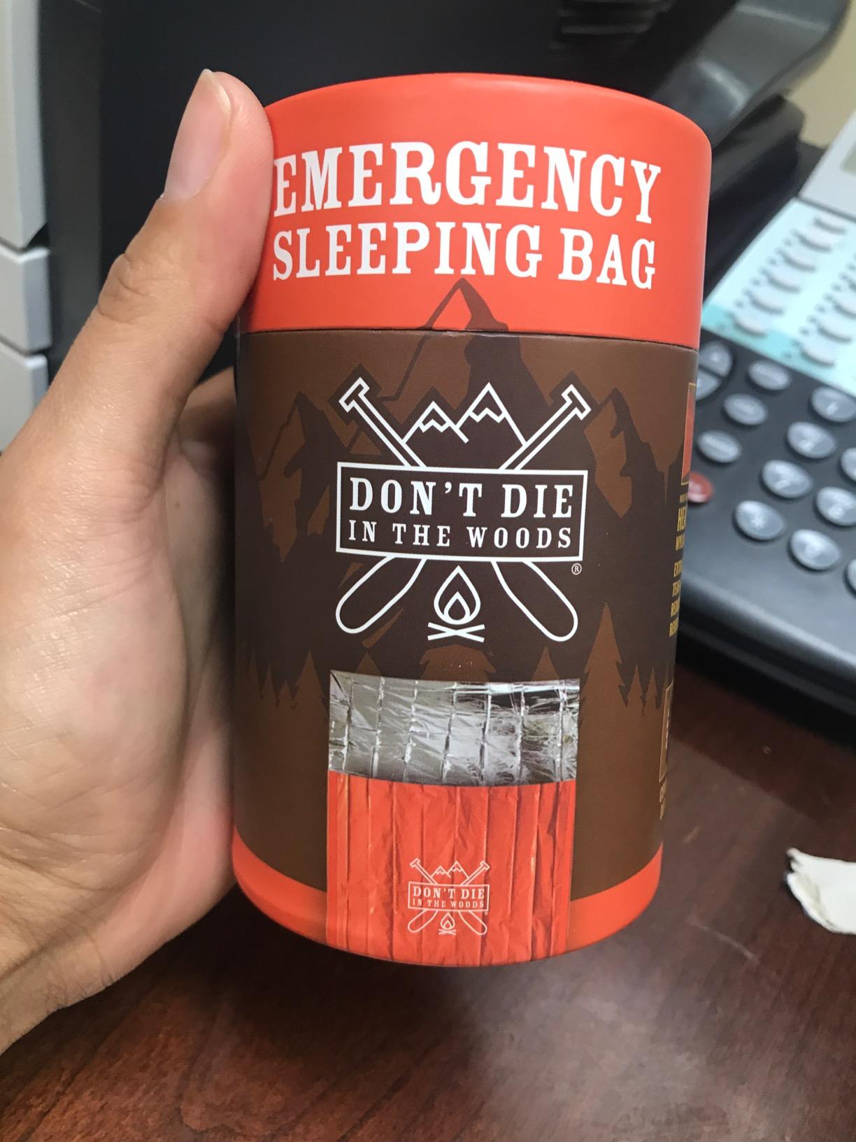 Emergency Sleeping Bag with Hood –Ultralight Thermal Mylar Survival Shelter customer photo 2