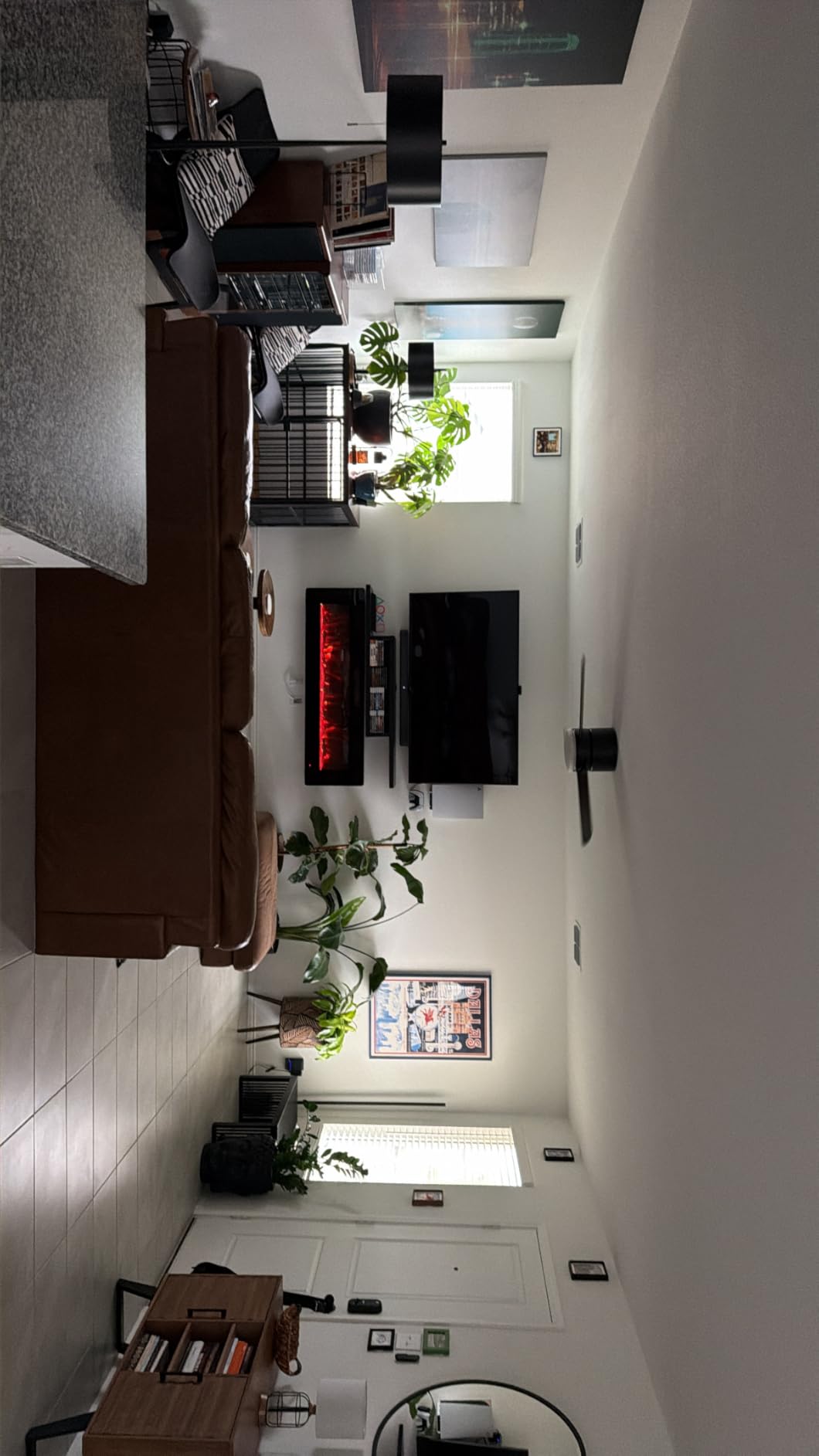 R.W.FLAME Electric Fireplace 50 inch Recessed and Wall Mounted,The Thinnest FireplaceLow Noise, Fit for 2 x 6 Stud, Remote Control with Timer,Touch Screen,Adjustable Flame Colors and Speed customer photo 2