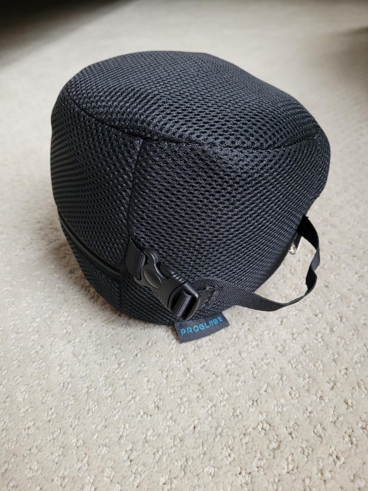 Proglobe Travel Neck Pillow for Airplanes, Long Haul Flight Kit, Grey | Long Flight Travel Kit with 3D Contoured Eye Masks, Earplugs and Luxury Bag, Updated Material Plane Sleeping Support customer photo 1