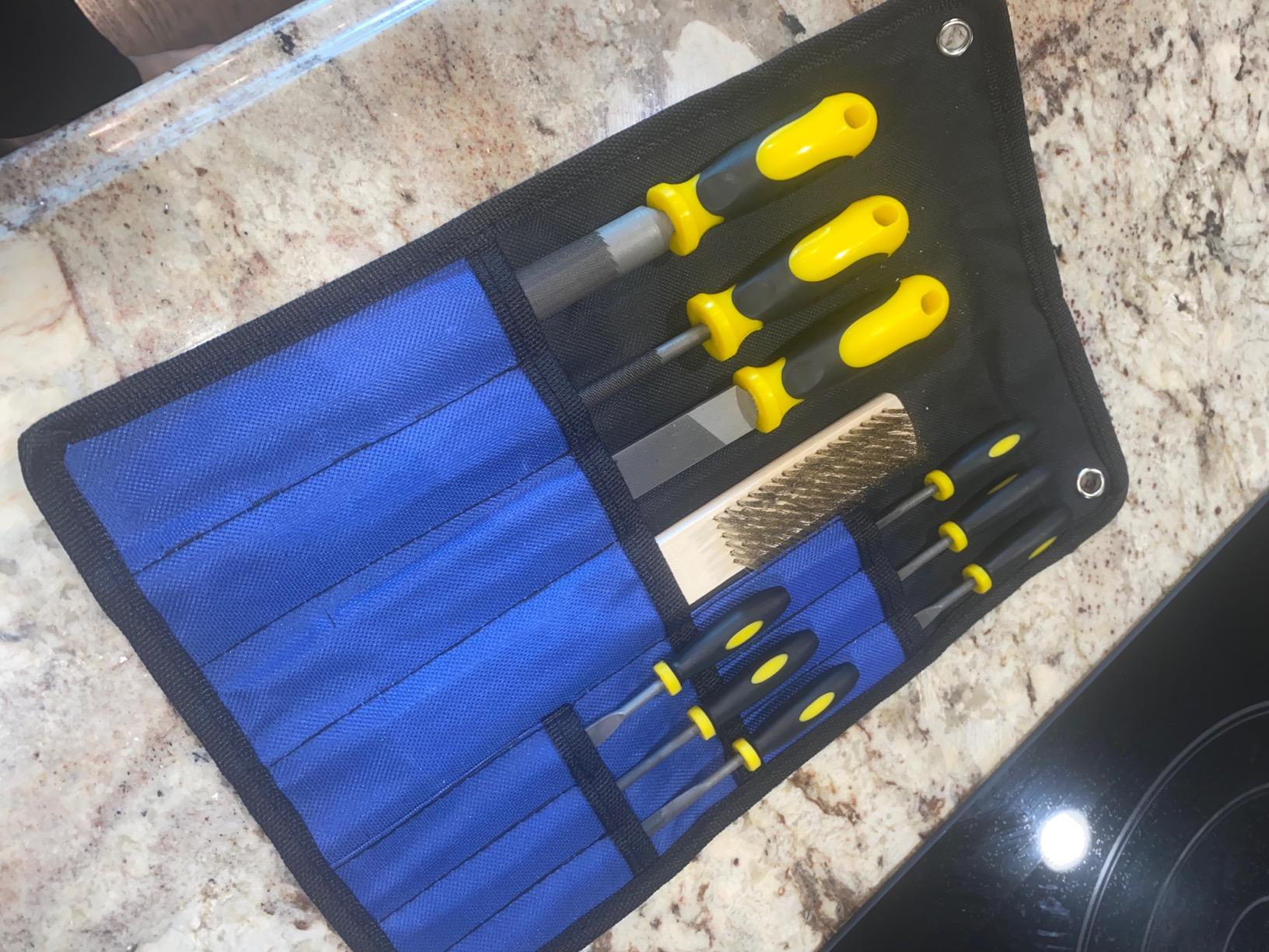 6-Piece Metal Needle File Set - Hardened Alloy Steel customer photo 2