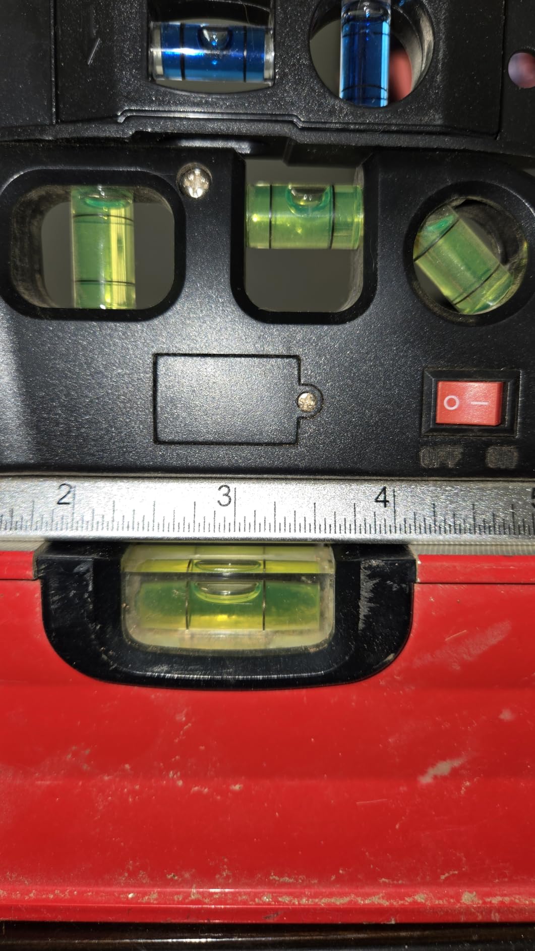 Laser Level Line Tool, Multipurpose Laser Level Kit Standard Cross Line Laser leveler Beam Tool with Metric Rulers 8ft/2.5M for Picture Hanging cabinets Tile Walls by AikTryee. customer photo 2