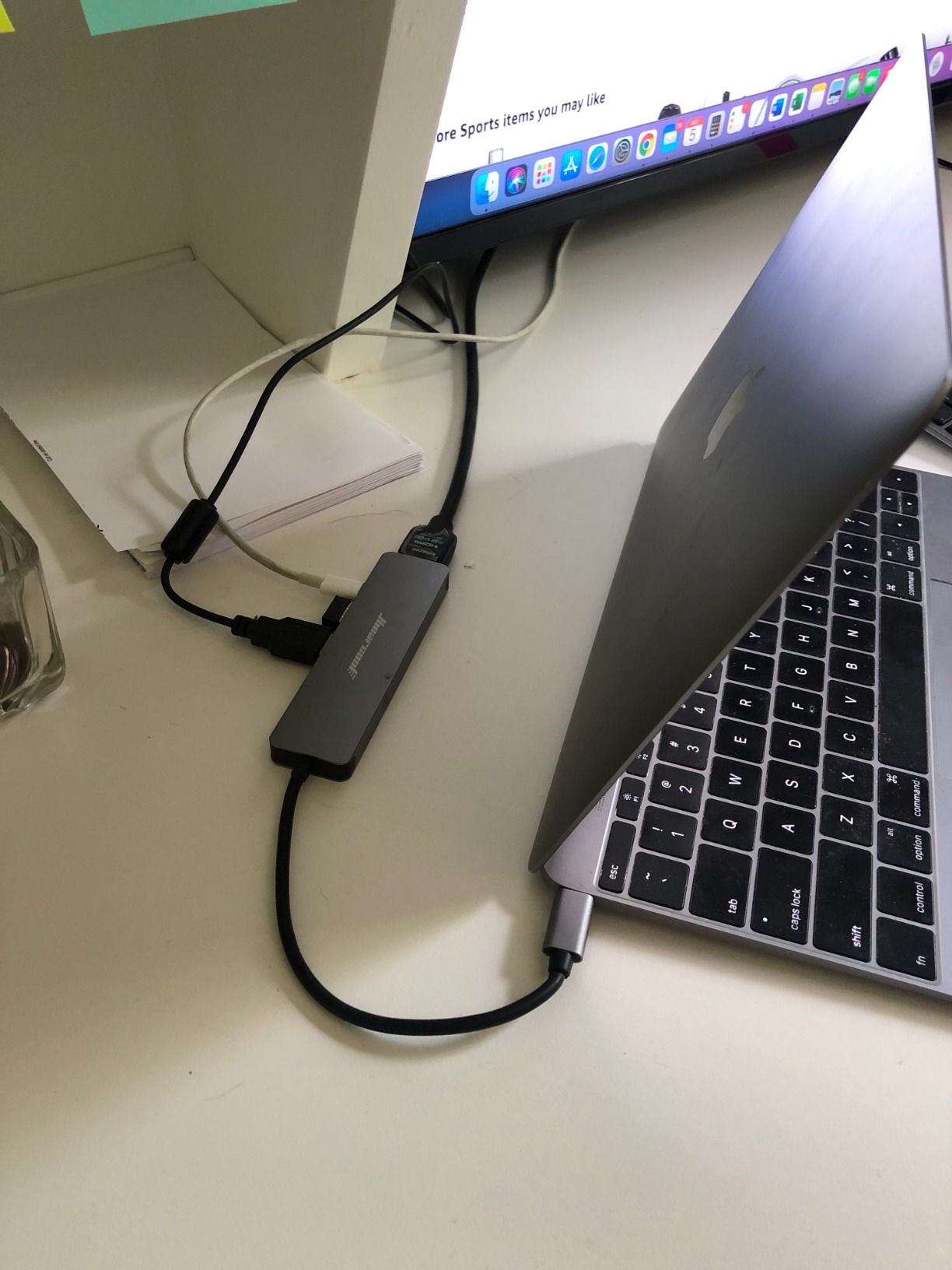 Hiearcool 7-in-1 USB C Hub, USB C Dongle Compatible for MacBook, Space Gray customer photo 1