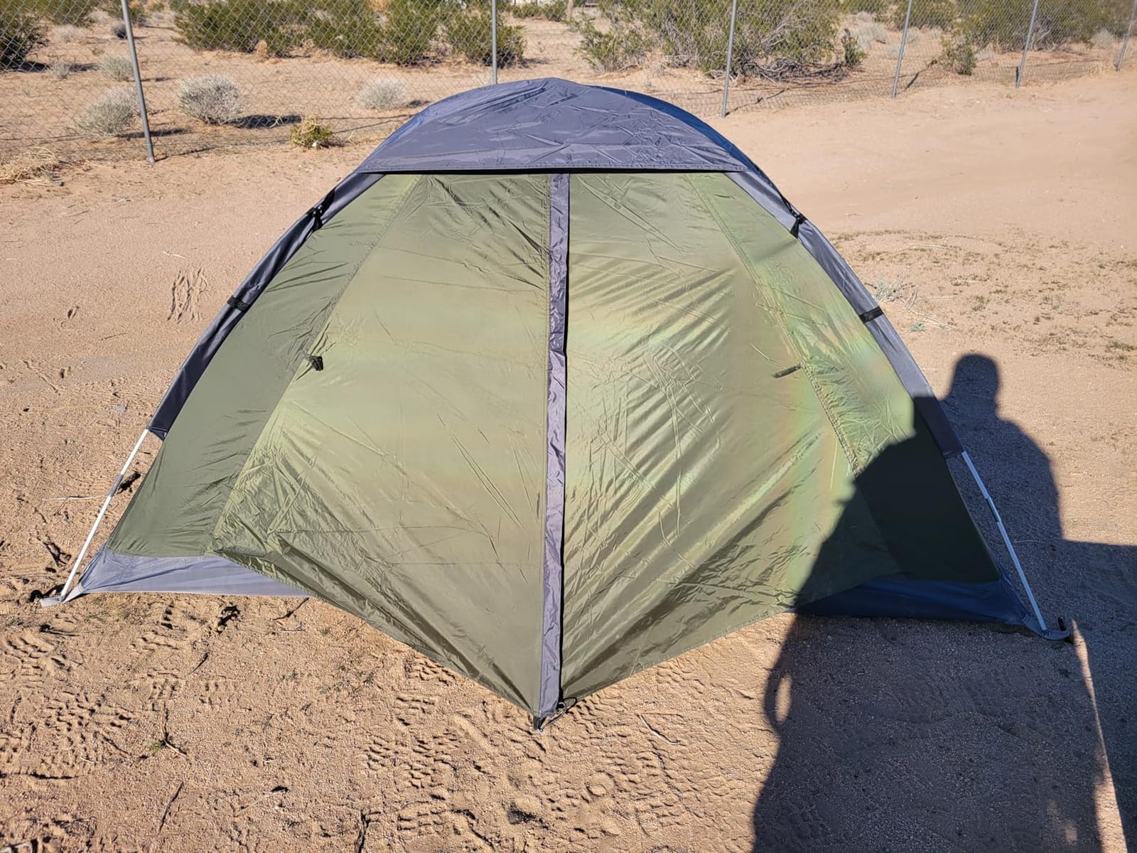 Night Cat Backpacking Tent for One 1 to 2 Persons Lightweight Waterproof Camping Hiking Tent for Adults Kids Scouts Easy Setup Single Layer 2.2x1.2m customer photo 2