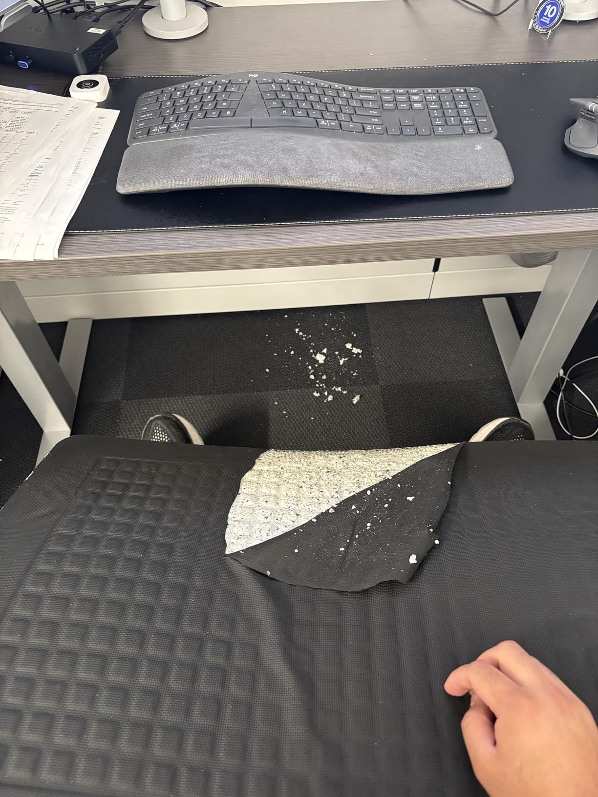 FEATOL Anti Fatigue Mat for Standing Desk & Kitchen Floor, 9/10 Extra Thick customer photo 1
