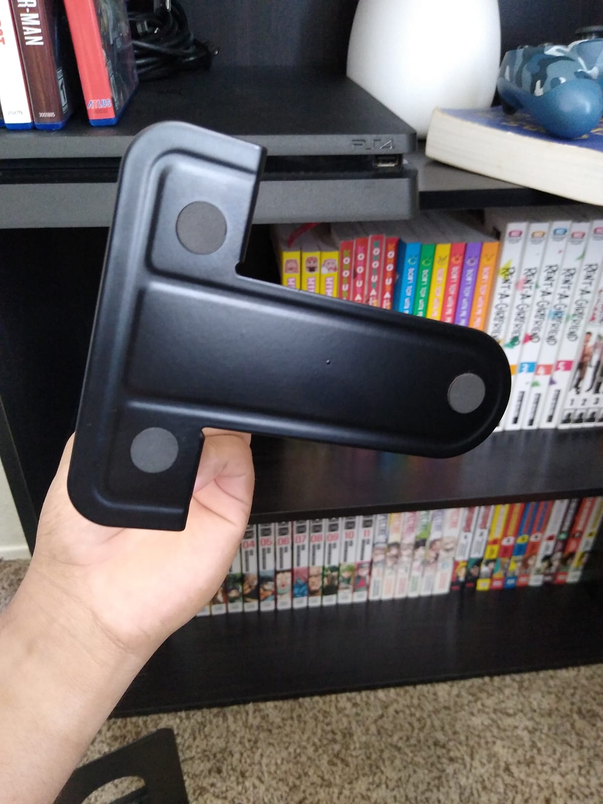 MaxGear 8.5 in Extra Large Heavy Duty Metal Book Ends, Bookends for Shelves customer photo 1