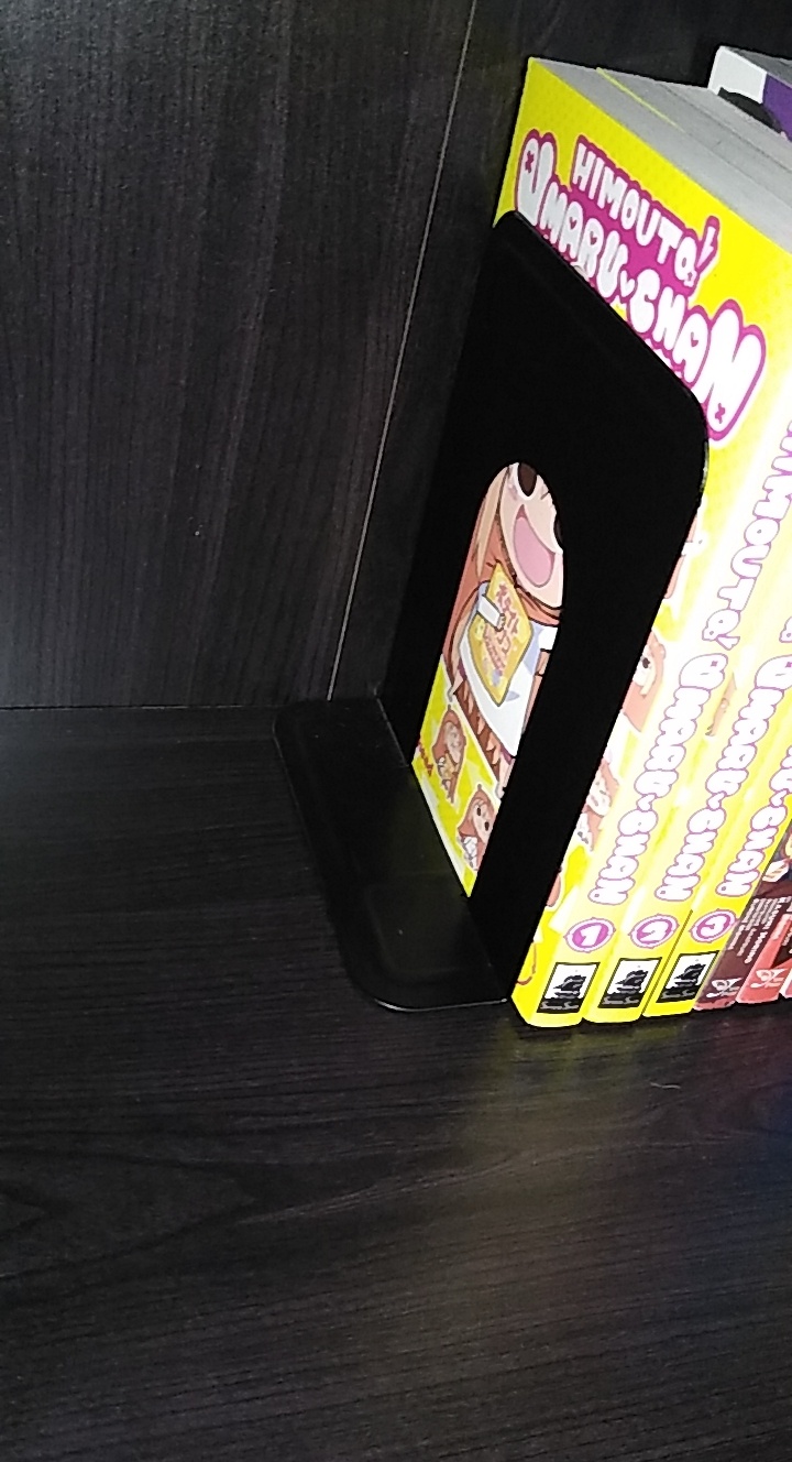 MaxGear 8.5 in Extra Large Heavy Duty Metal Book Ends, Bookends for Shelves customer photo 2