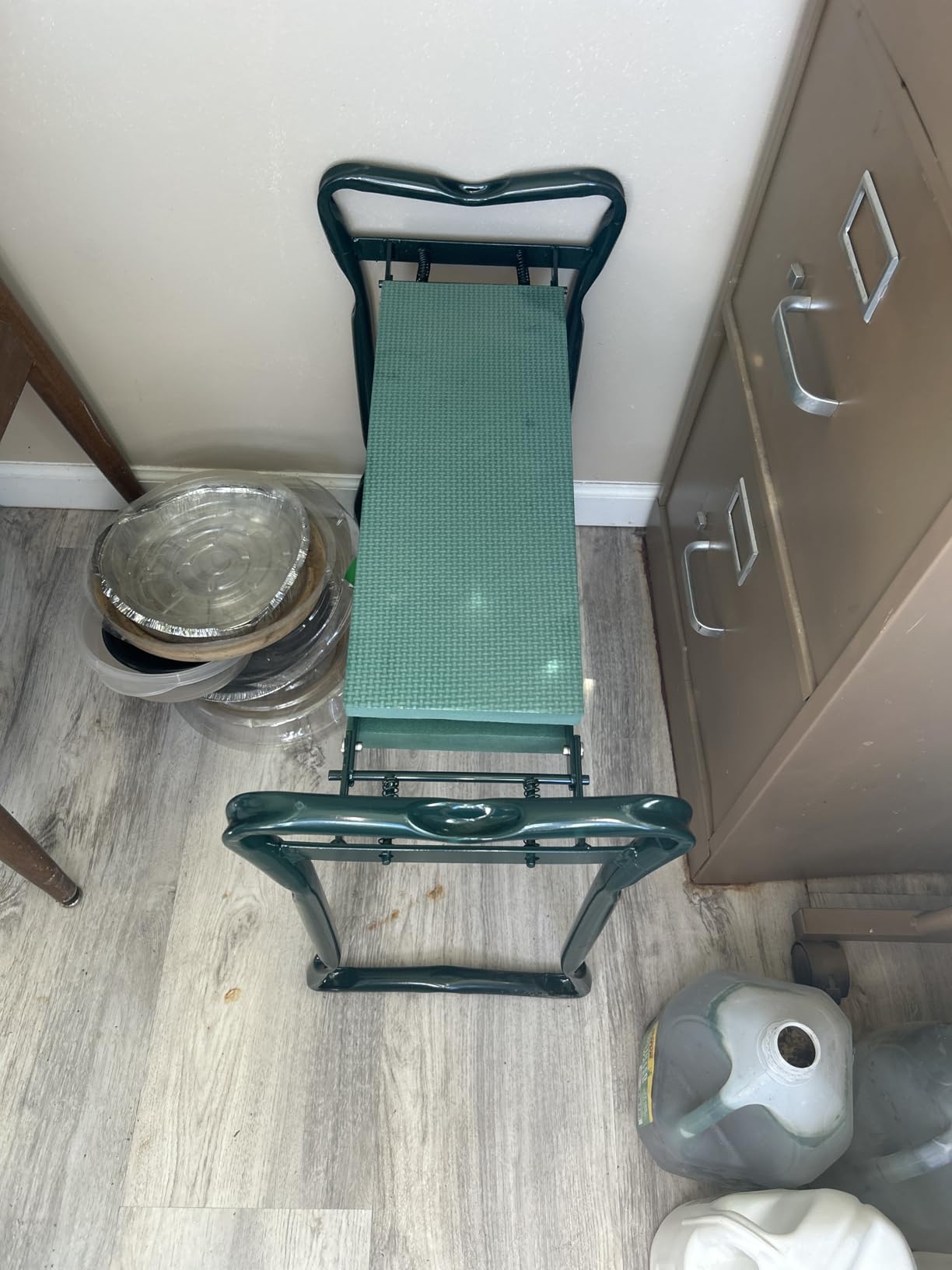 Pure Garden 2-in-1 Foldable Garden Kneeler and Seat, Green customer photo 1