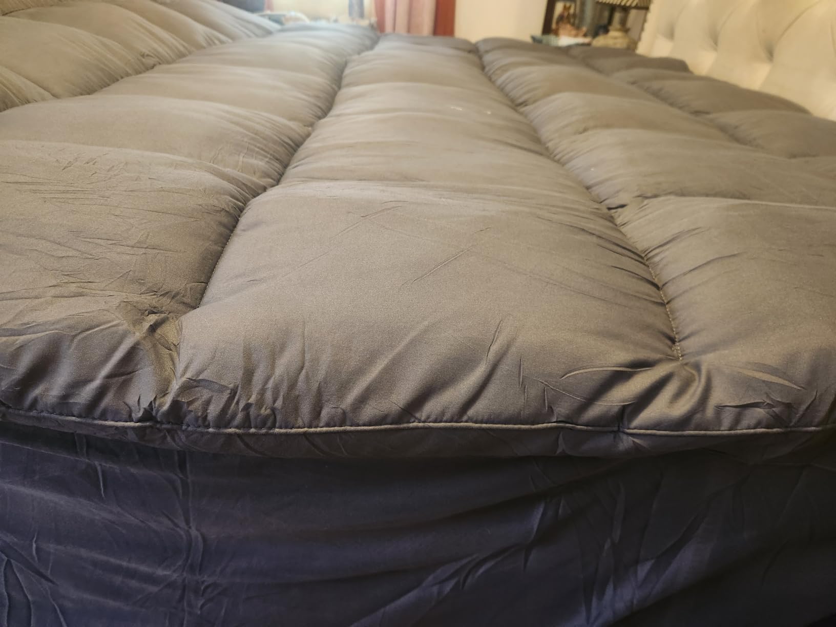COONP Queen Mattress Topper, Cotton Extra Thick Pillow Top Mattress Pad customer photo 2