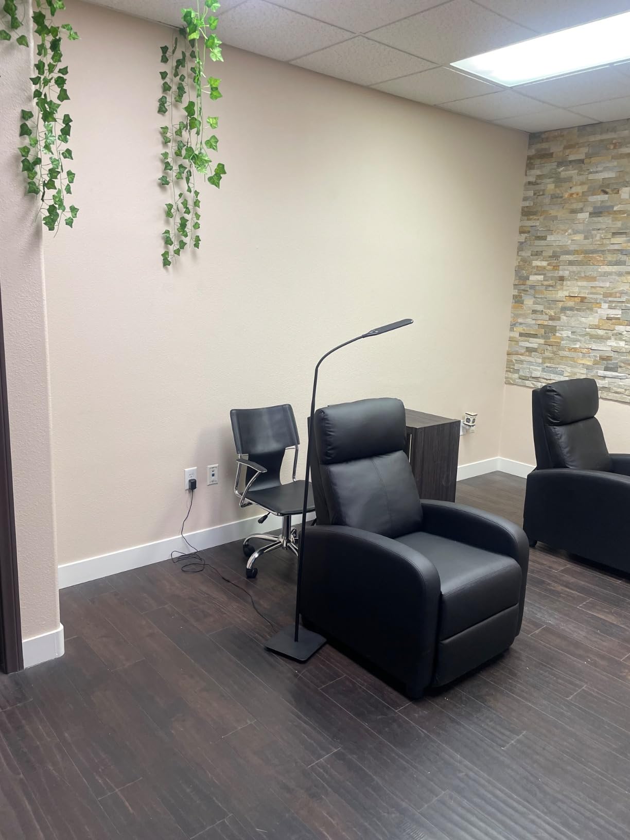 FDW | Recliner Chair | Without Massage Function | Black, PU Leather customer photo 2