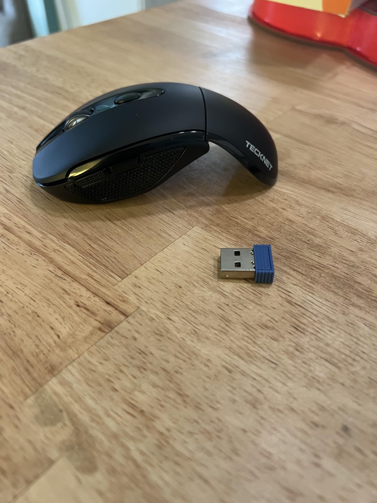 TECKNET Folding Wireless Mouse, 2.4G Travel Mouse, 3 Adjustable DPI customer photo 1