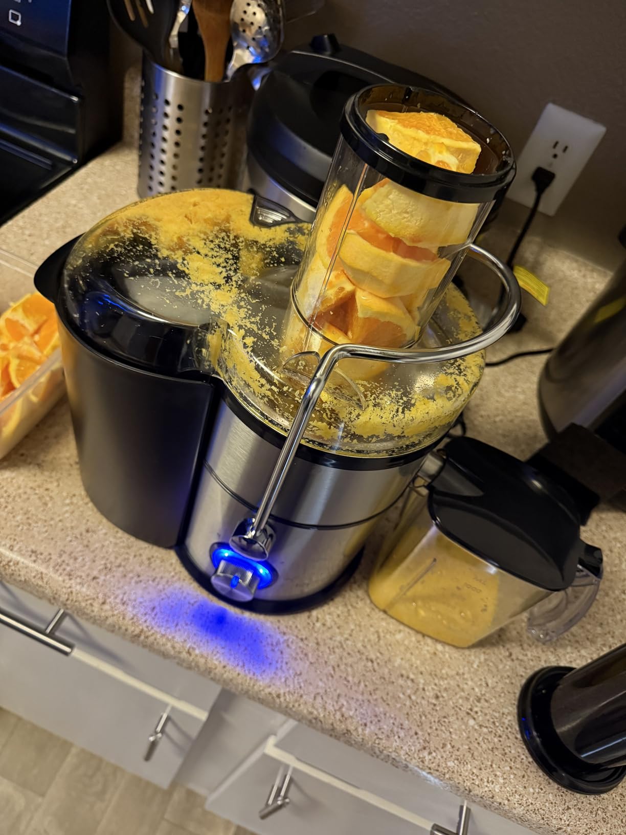 KOIOS 1300W Centrifugal Juicer Machine with 3
