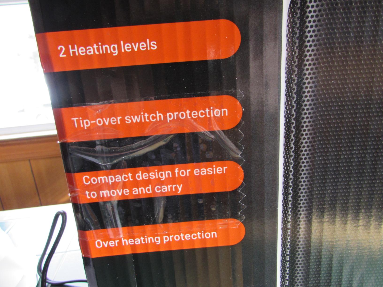 PELONIS PH-19J 1500W Fast Heating, Programmable Thermostat, Easy Control, Widespread Oscillation, Over Heating & Tip-over Switch Protection, 17.767.72inch, White customer photo 2