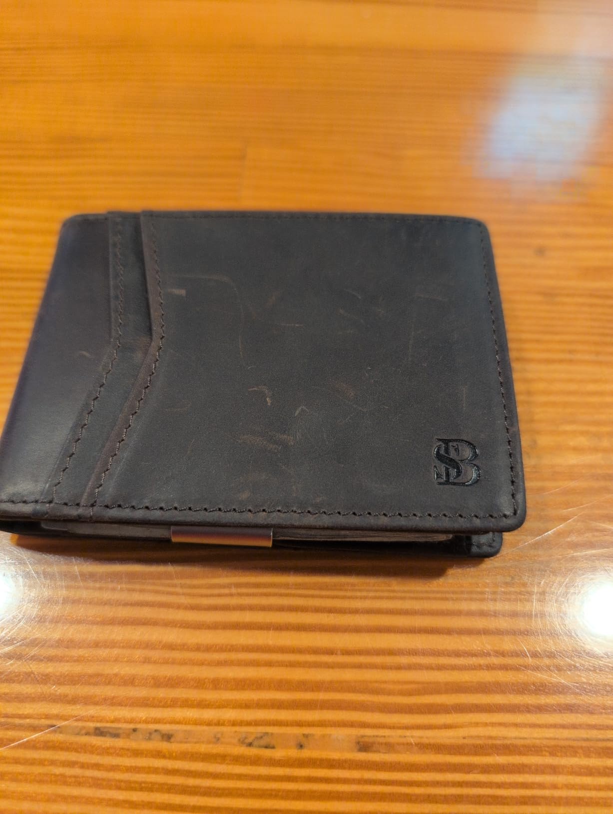 SERMAN BRANDS Money Clip Wallet - Mens Wallets slim Front Pocket RFID Blocking Card Holder Minimalist Mini Bifold customer photo 1