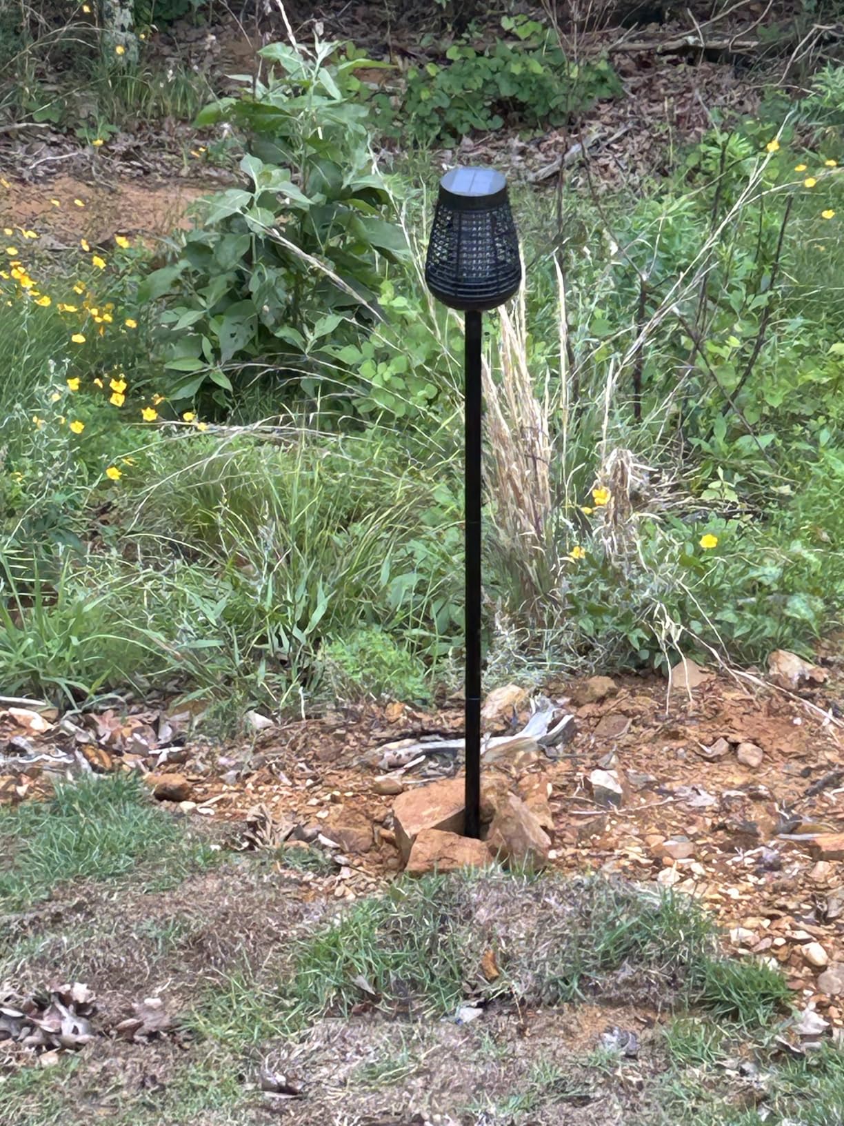 PIC Solar Insect Killer Torch (DFST), Bug Zapper and Accent Light, Solar Bug Zapper - Kills Bugs on Contact customer photo 1