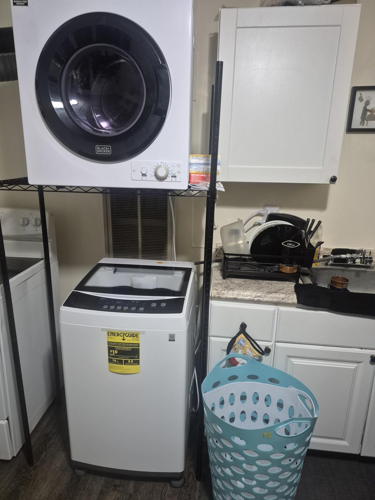 BLACK+DECKER 3.5 Cu. Ft. Portable Dryer, 13.2 lb. Capacity, 120V, BCED37 customer photo 2
