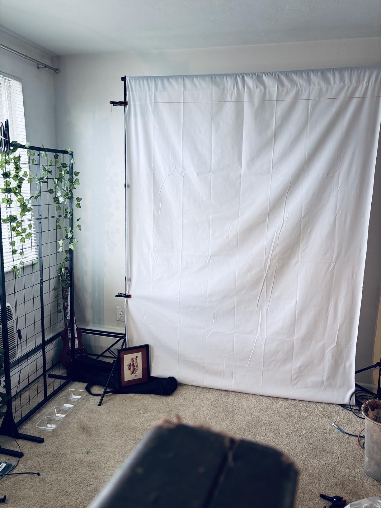 Kate White Photography Backdrop Solid White Photo Background for Portrait customer photo 2