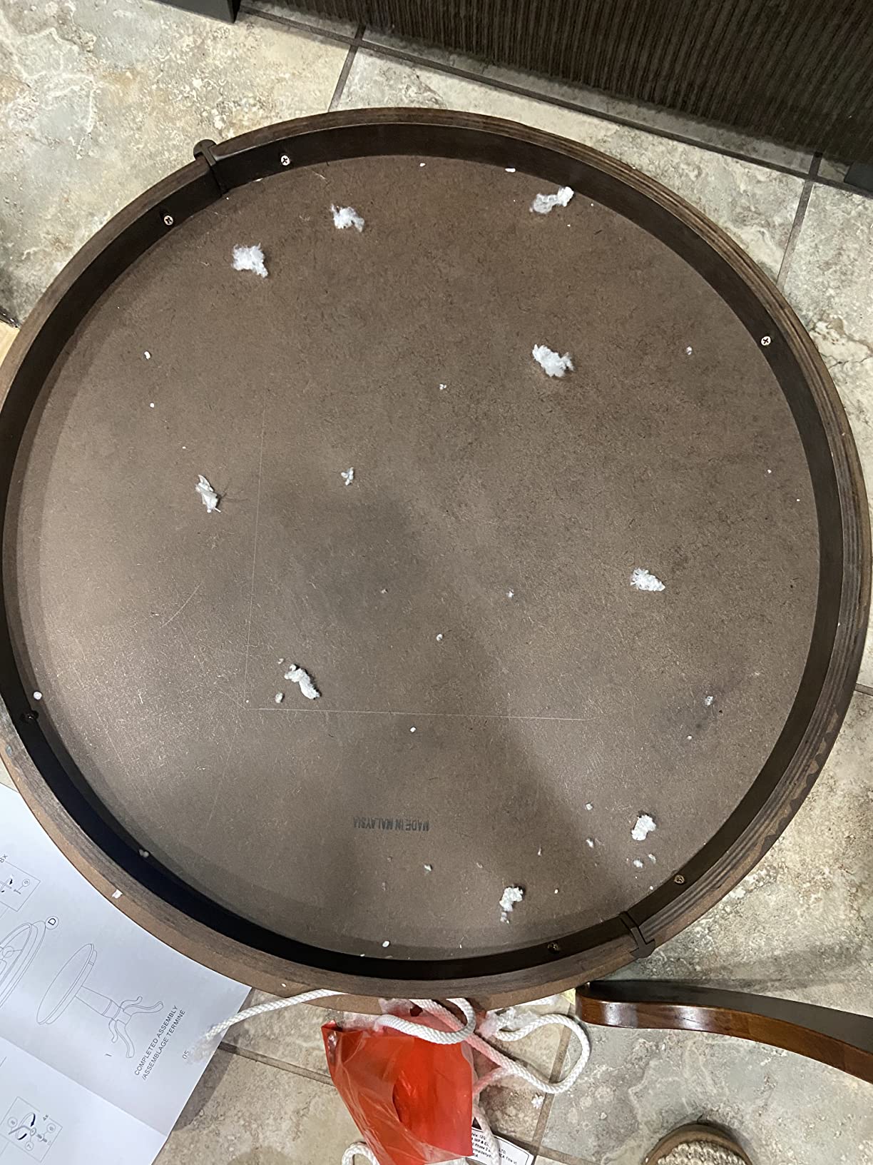 GIANTEX Round Dining Table for 2-4 People, 32