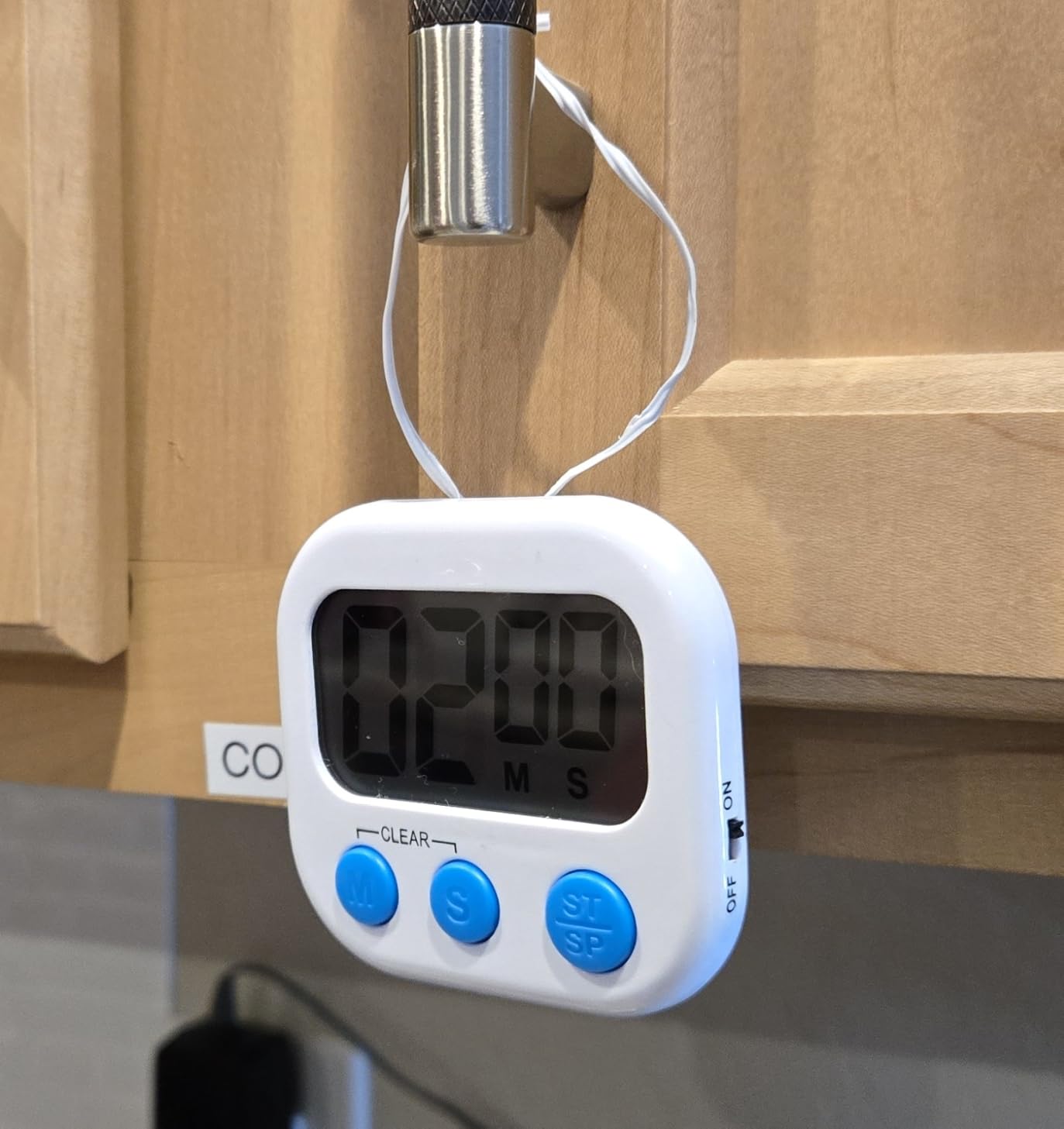 AOUCE Digital Kitchen Timers for Cooking, Timer for Kids 2 Pack White customer photo 2