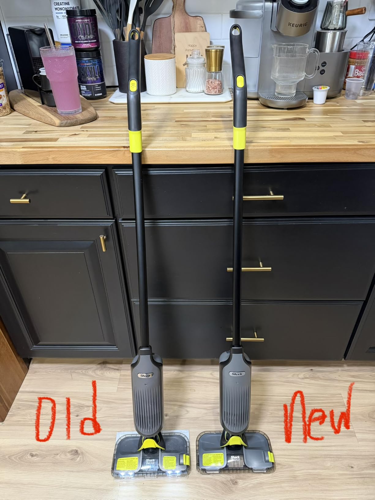Shark VACMOP Cordless Vacuum & Spray Mop, Gray, VM252 customer photo 2