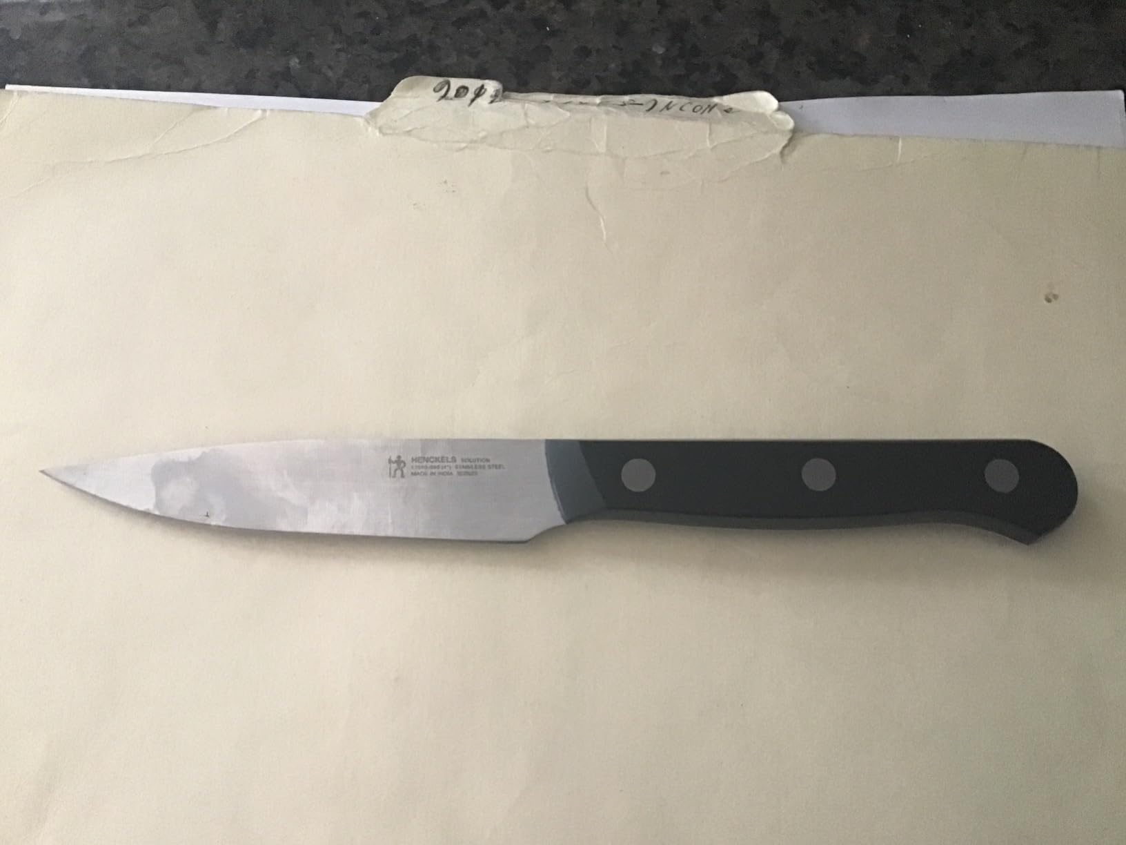 Henckels Solution 4-Inch Paring Knife, Razor-Sharp, German Engineered customer photo 1