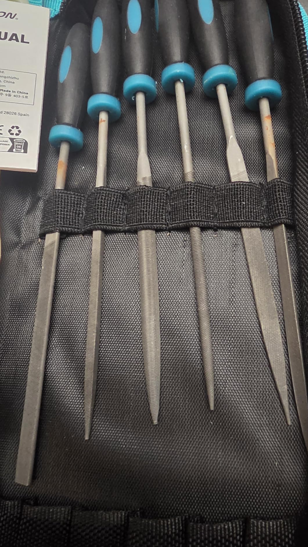 LIBRATON 13PCS Small Needle Files Set, 6 Carbon Steel & 6 Diamond File Set customer photo 1