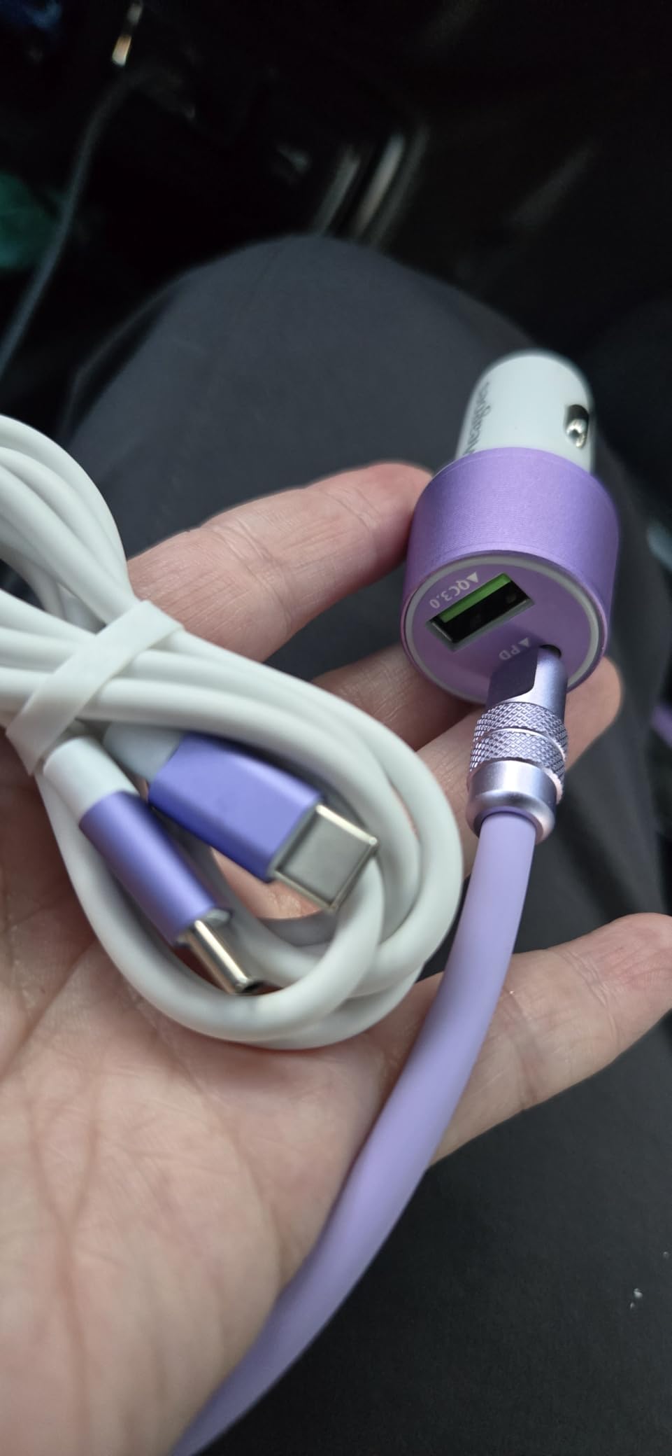 67.5W Car Charger USB C Super Fast Charging for iPhone 17/Samsung Android customer photo 1