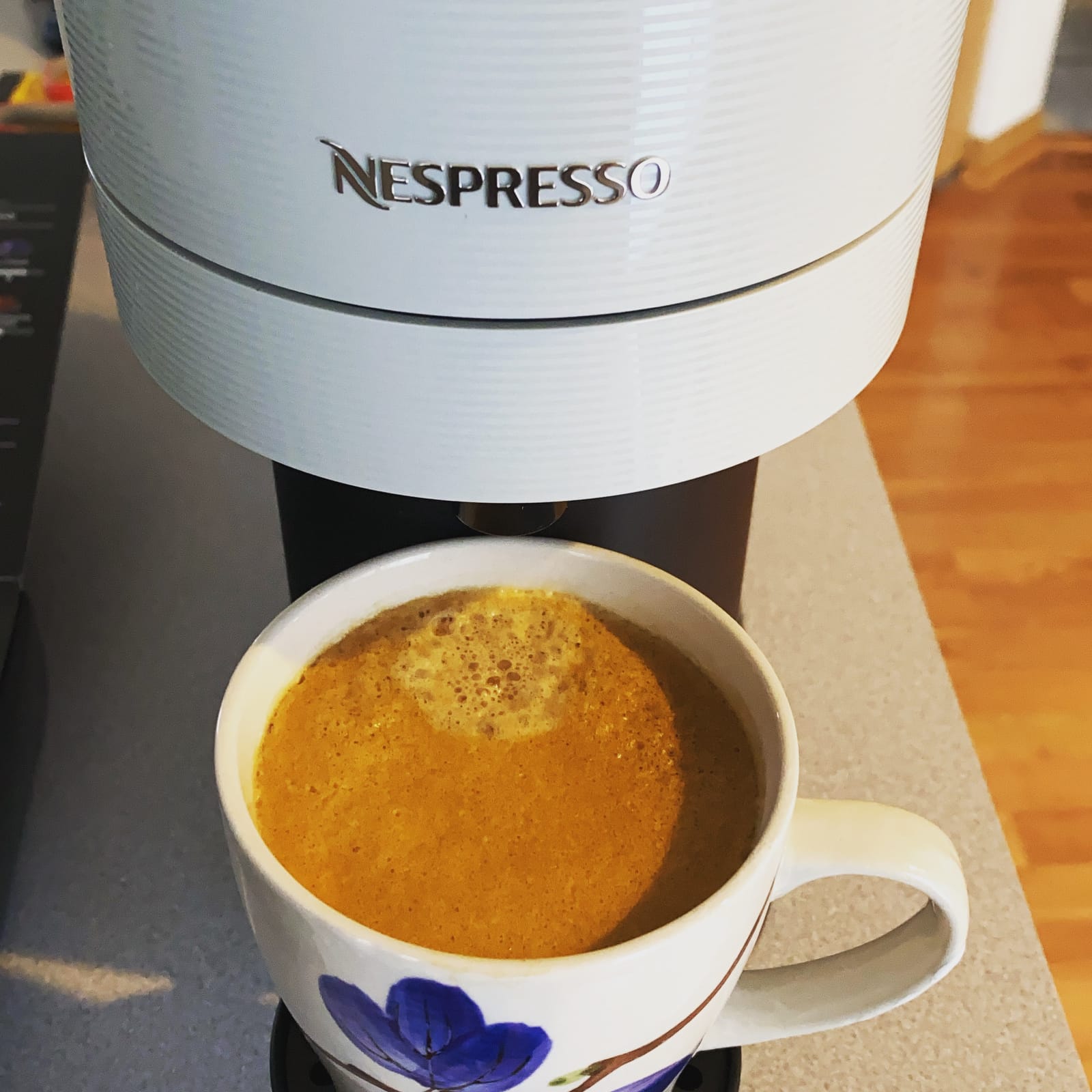 Nespresso Vertuo Next Coffee & Espresso Maker by Breville, Light Grey customer photo 1