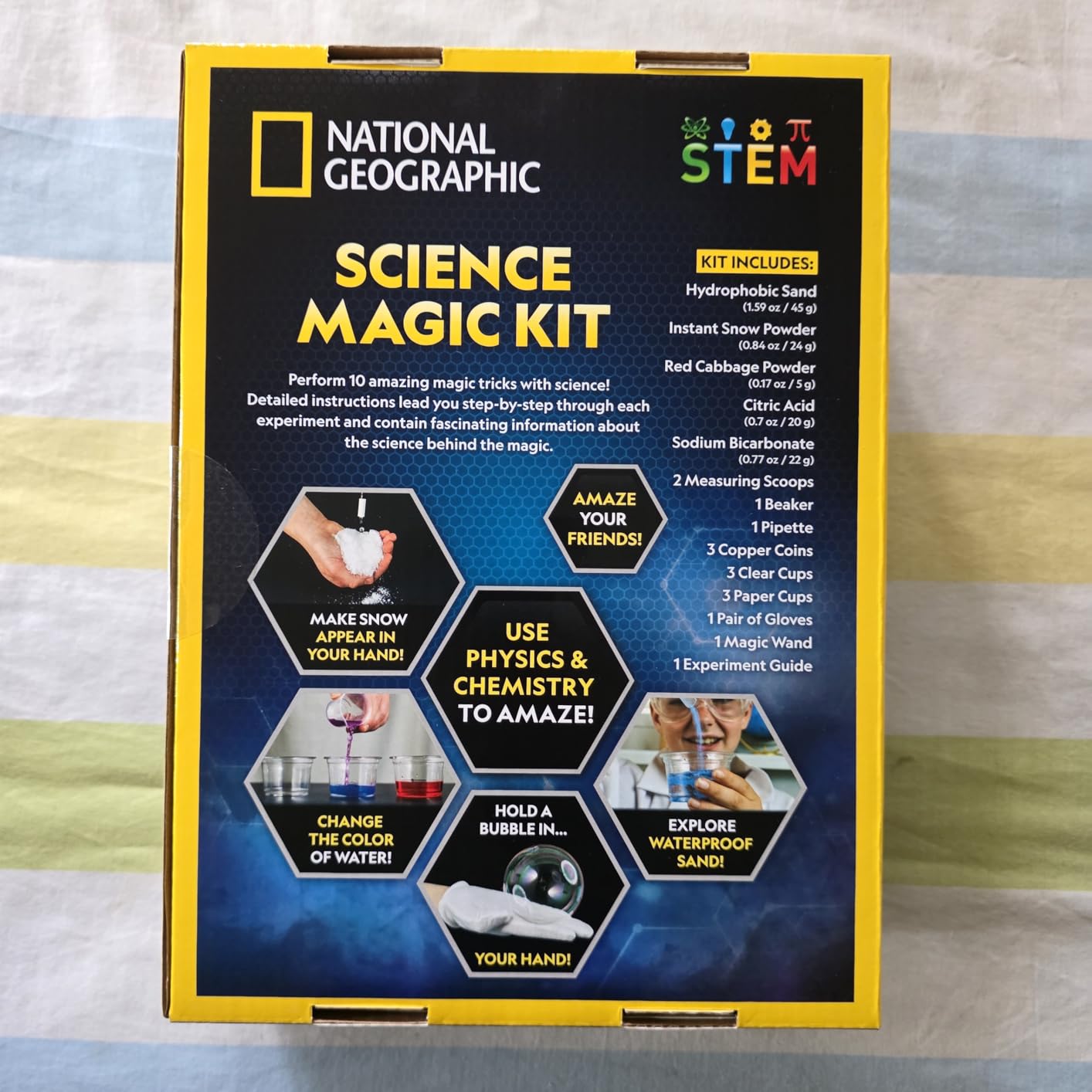 National Geographic Magic Chemistry Set with 10 Tricks for Kids Ages 8-12 | Science Experiments, STEM Projects, Science Toys, Hands-On Learning, Magic Tricks, Birthday Gift customer photo 2