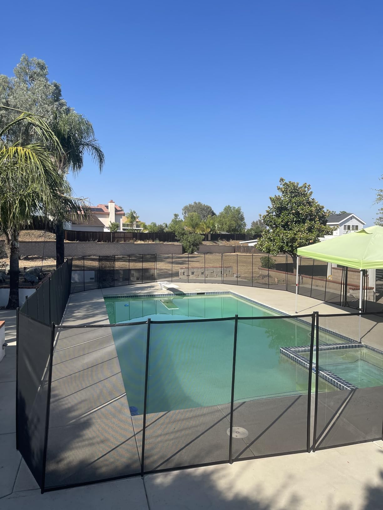VINGLI Pool Fence 4Ft x 96Ft, Swimming Safety Fencing for Inground Pools customer photo 1