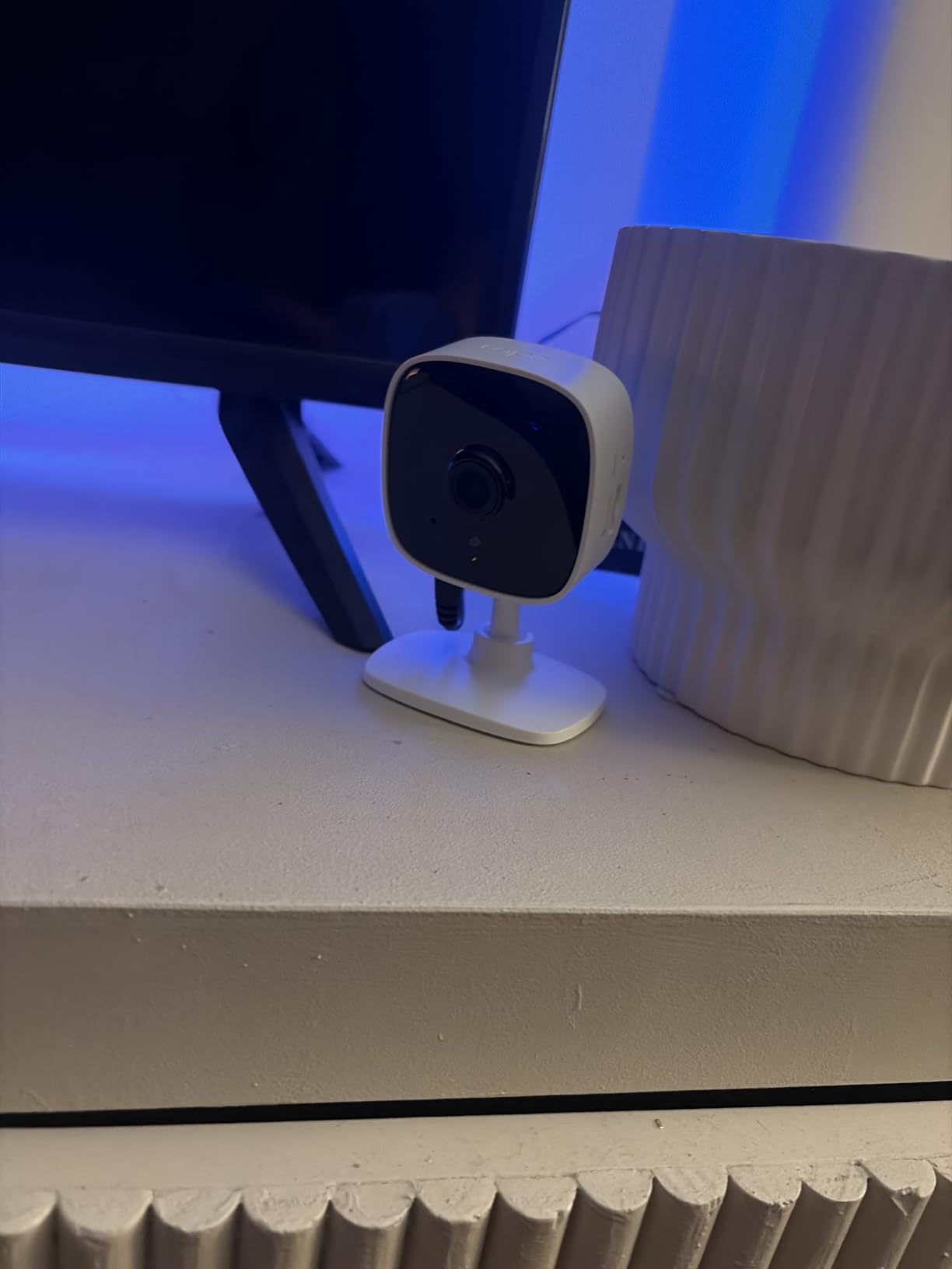 TP-Link Tapo 1080P Indoor Security Camera for Baby Monitor, Dog Camera w/Motion Detection, 2-Way Audio Siren, Night Vision, Cloud & SD Card Storage, Works w/Alexa & Google Home (Tapo C100) customer photo 1