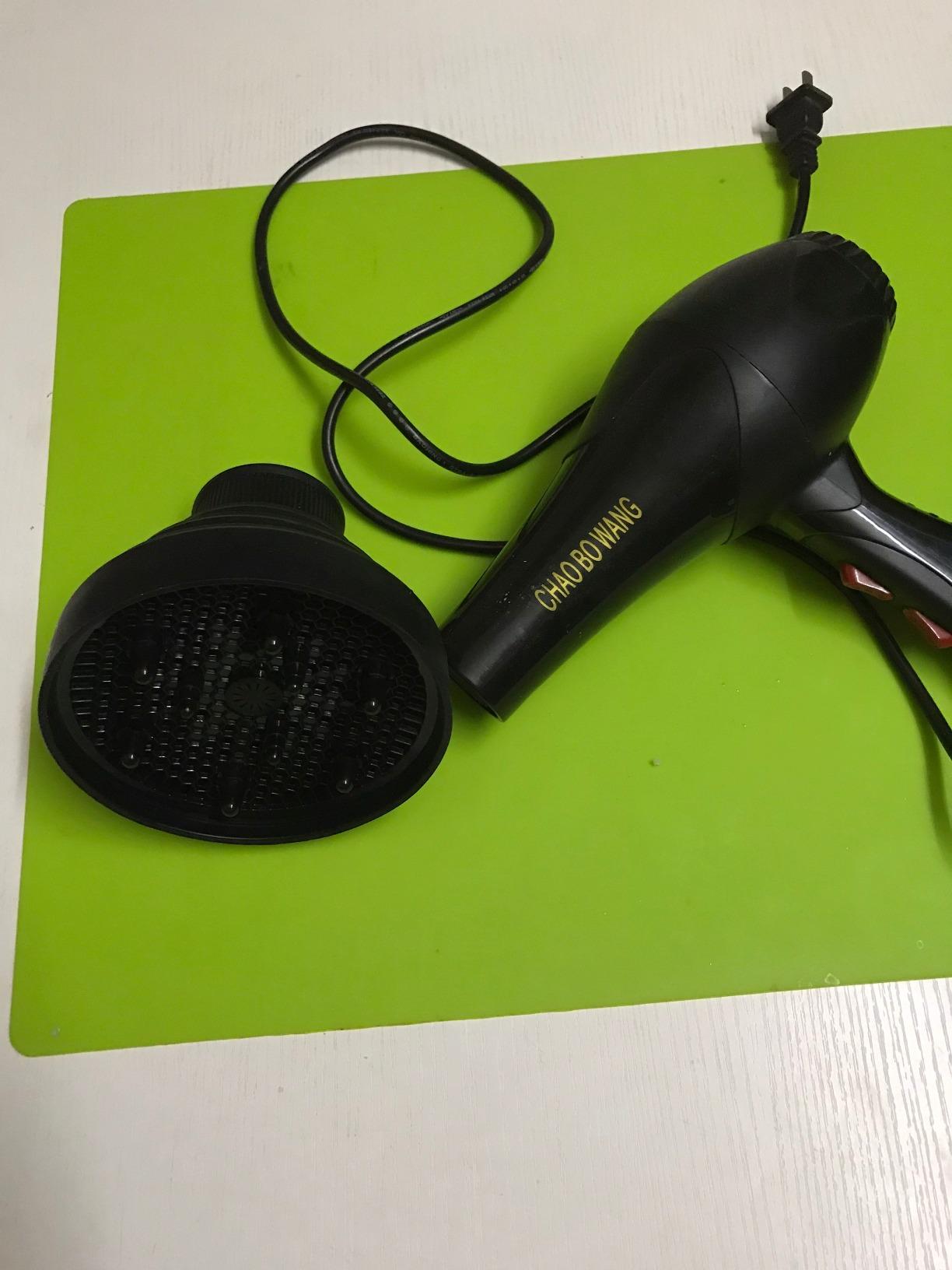 Universal Collapsible Hair Dryer Diffuser Attachment- Salon Grade tool,Lightweight Foldable Portable Travel Folding Design Fit Most of blow Dryers-Black customer photo 2