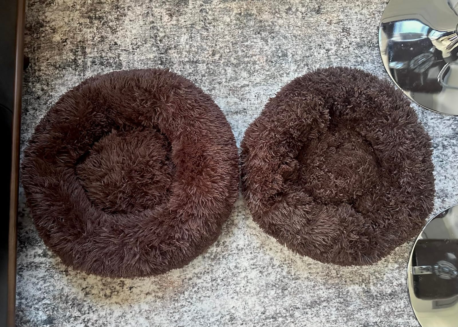 Cat Bed for Indoor Cats,Mini Plush Self Warming Kitten Bed, 20 Inch customer photo 1