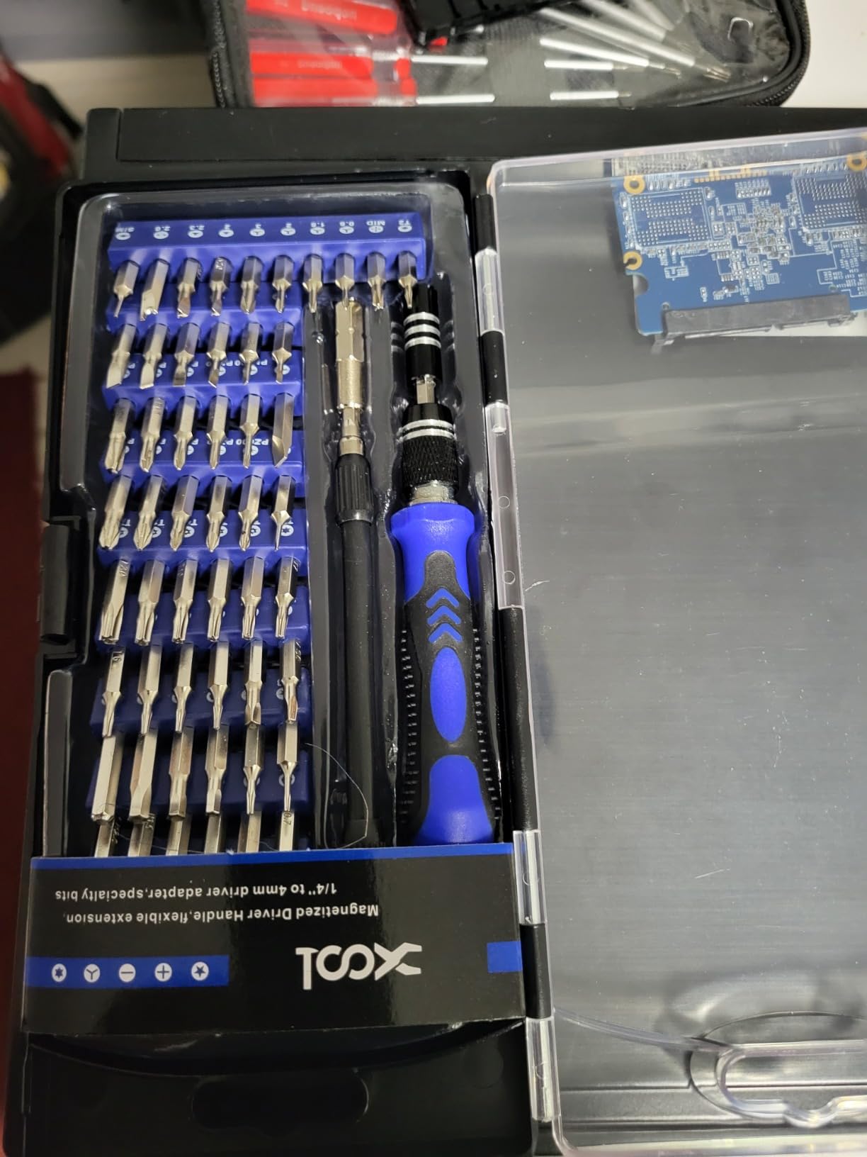 XOOL 62-in-1 Precision Screwdriver Kit, 58 Magnetic Bits, Flexible Shaft & Extension Rod, Electronics Repair Tool for Phone, Laptop, PC, Tablet, Game Console customer photo 2