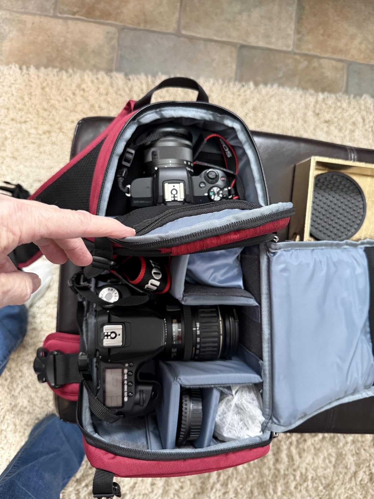 MOSISO Camera Sling Bag, Photography Shoulder Bag Compact Camera Backpack customer photo 2