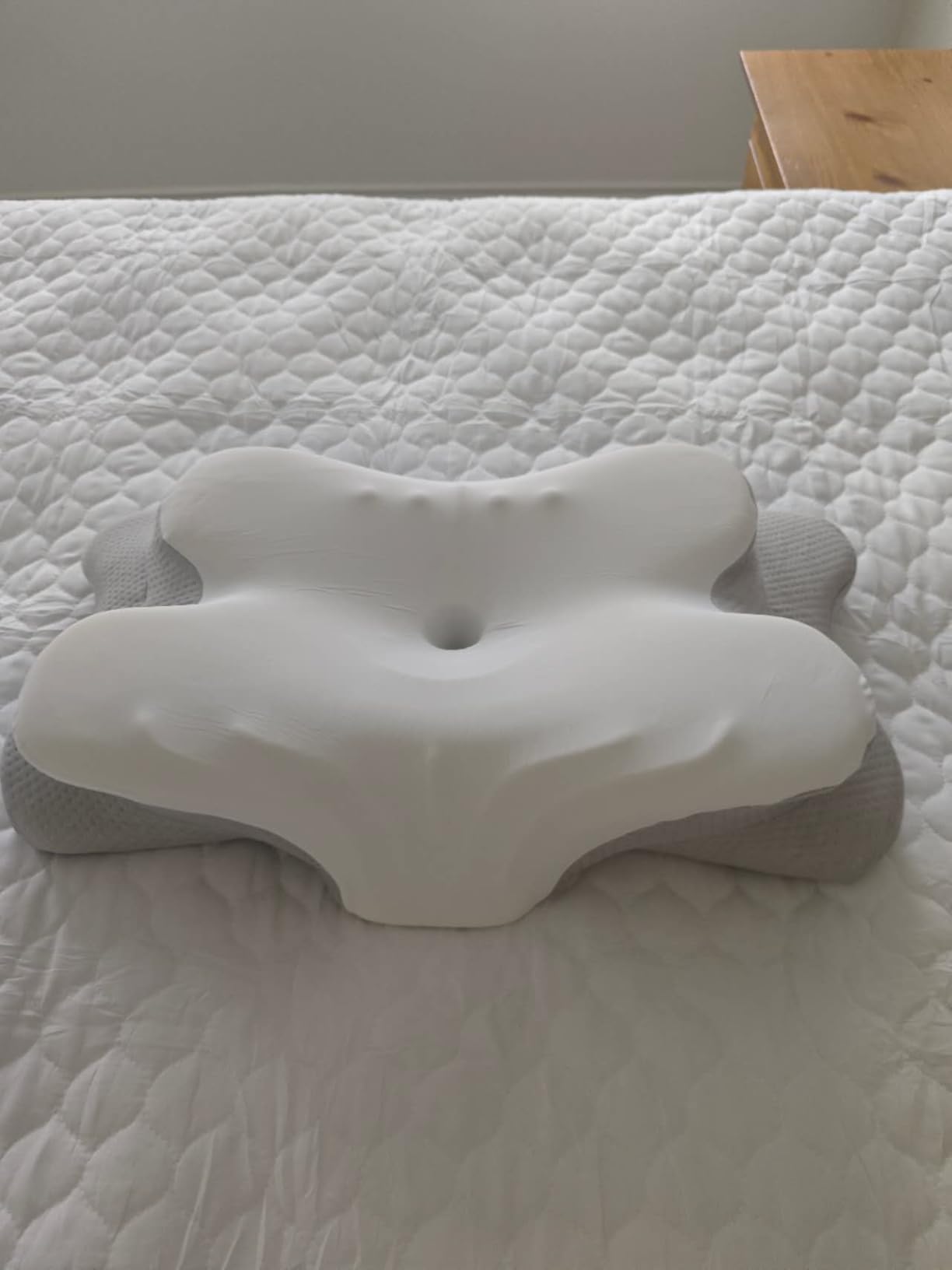 VYLEE Cervical Neck Pillow for Pain Relief, Cooling Memory Foam Pillow customer photo 1