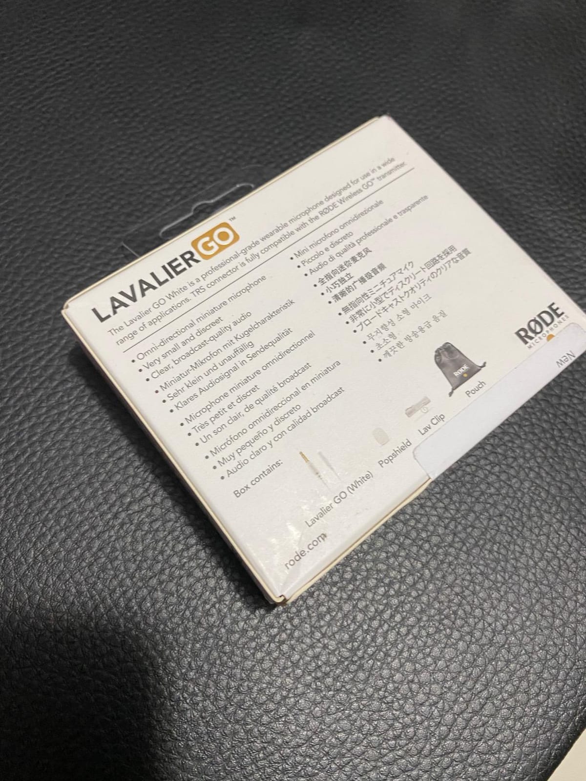RØDE Lavalier GO Professional Lavalier/Lapel Microphone Broadcast customer photo 1
