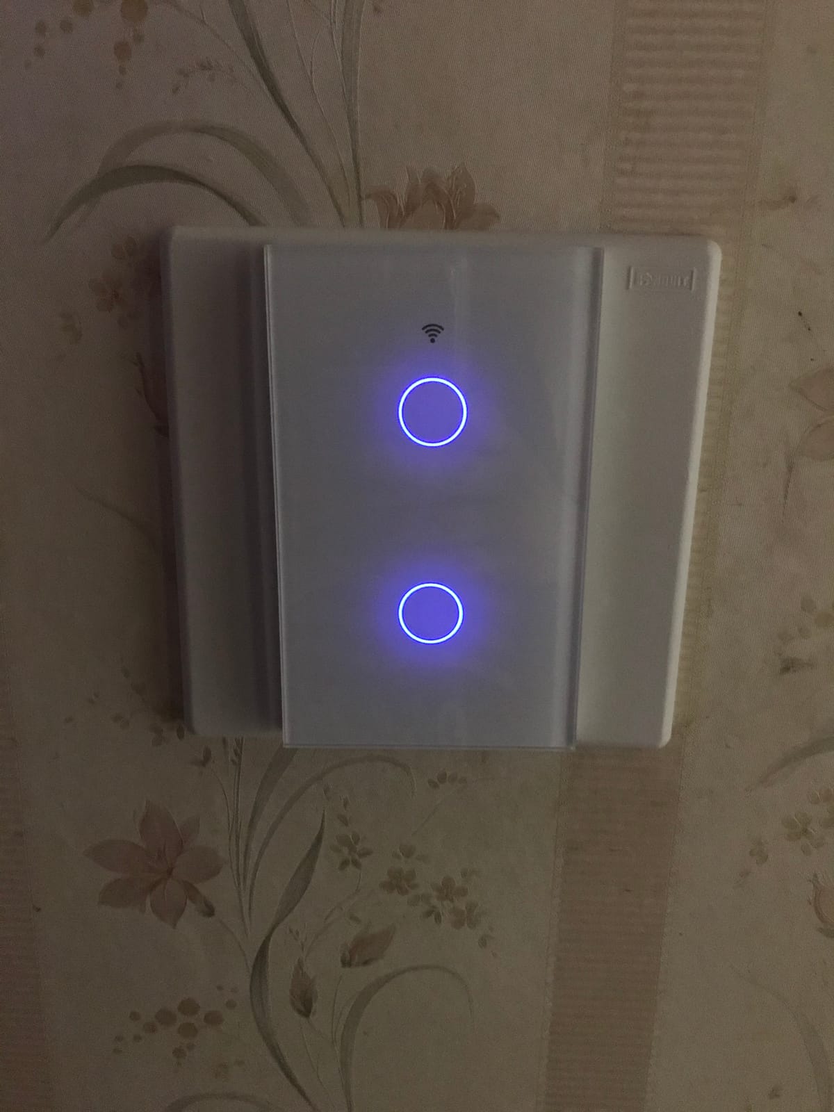 MoesGo WiFi Smart Wall Light Switch,Glass Panel, Multi-Control(3 Way), 2.4GHz Wi-Fi Touch Switches, Neutral Wire Required, Remote Control Smart Life/Tuya App, Work with Alexa, Google Home White 1 Gang customer photo 1