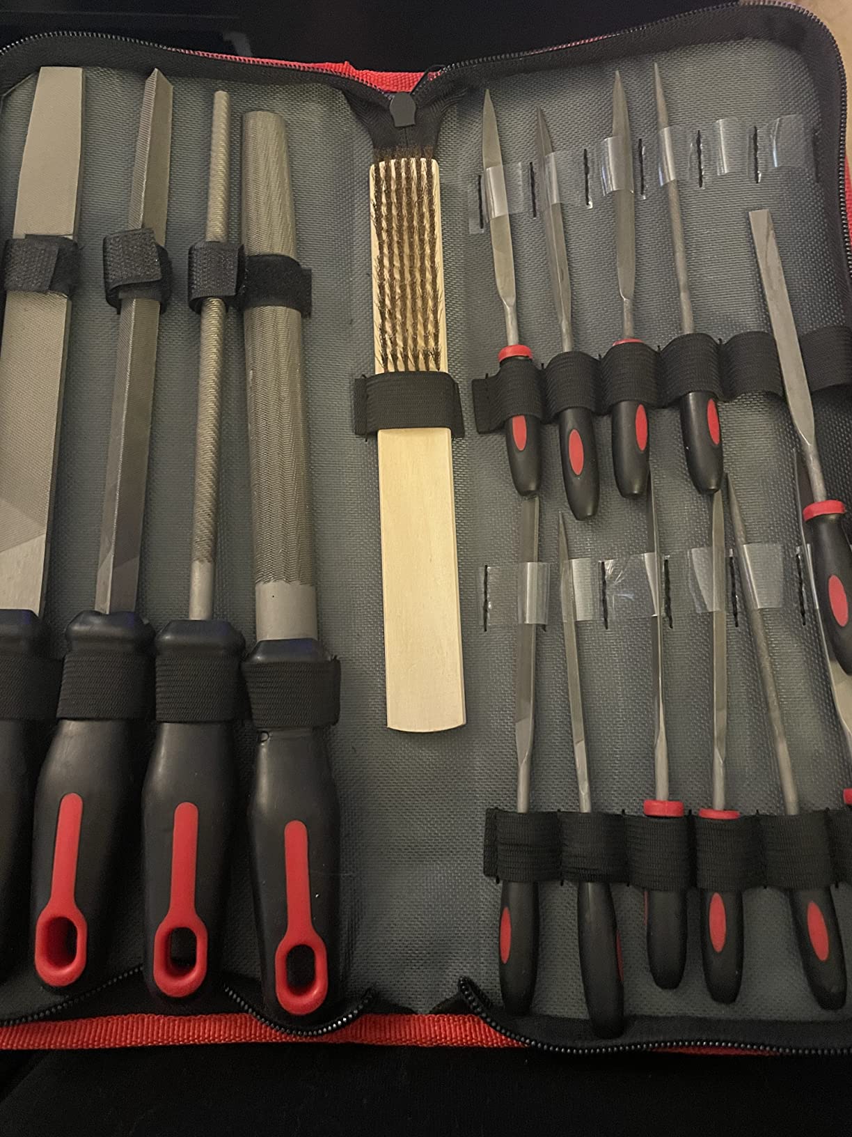 Hi-Spec Metal Hand & Needle File Tool Kit Half-Round Round & Triangle Files customer photo 2