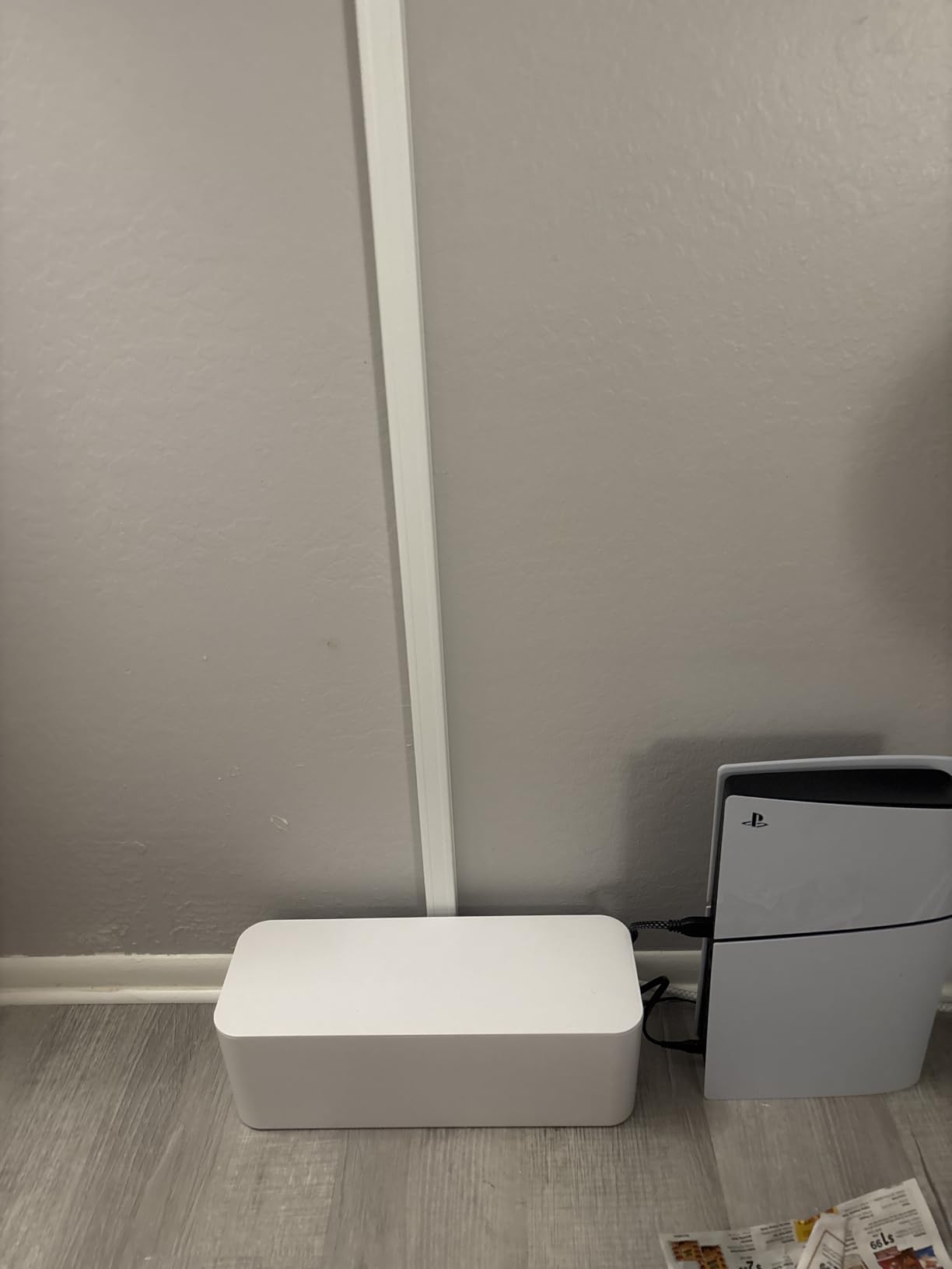 YECAYE Cable Management Box, White, XL+M, 2 Pack customer photo 2